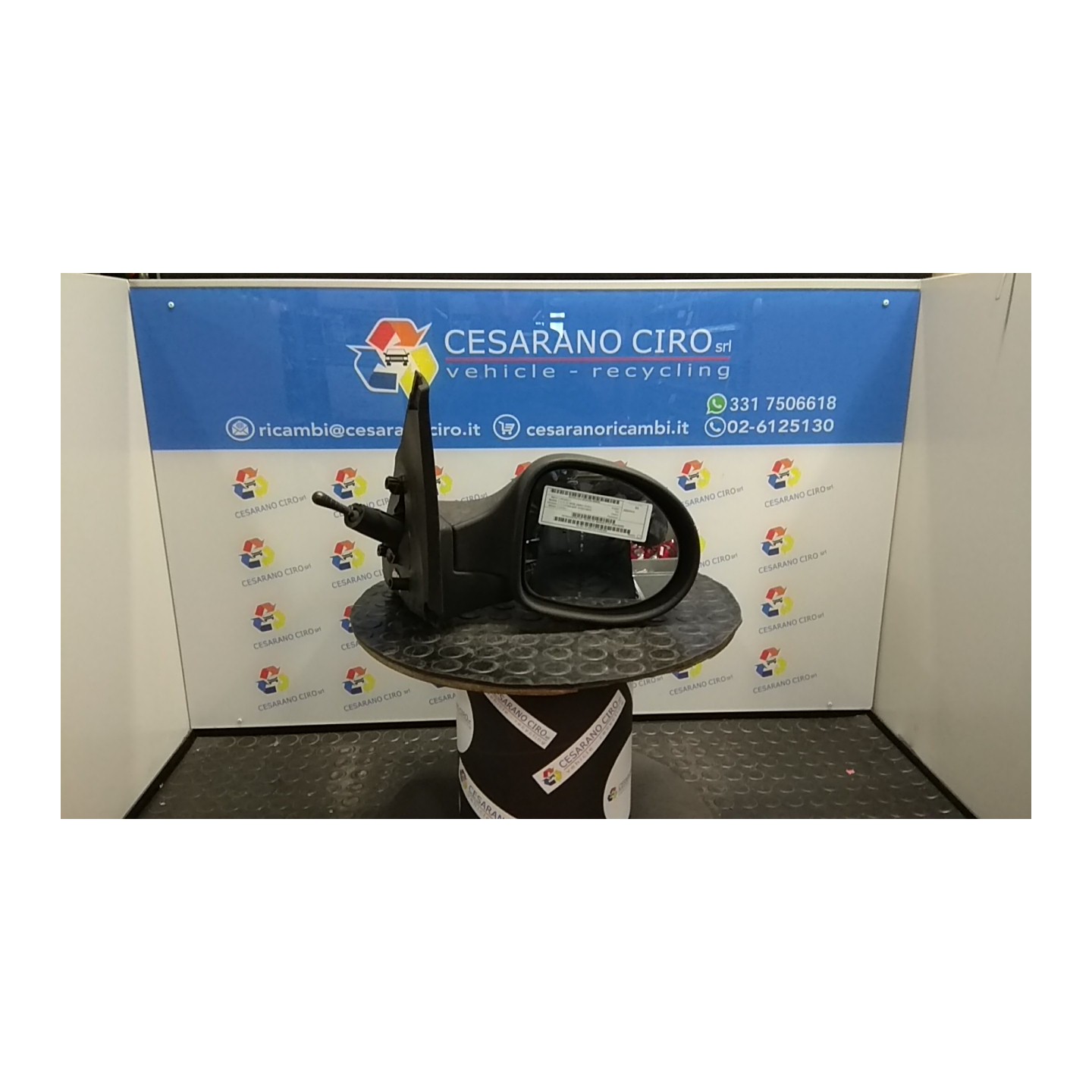 RETROVISORE EST. REGOLAZ. MANUALE DX. 030 RENAULT CLIO 2A SERIE (05/01-11/10) D7FG7 8200163302