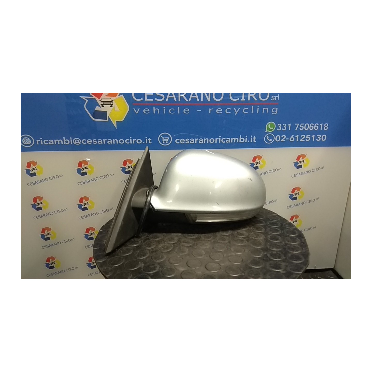 RETROVISORE EST. REGOLAZ. ELETTR. C/IND. DI DIREZIONE 07-04- SX. 133 VOLKSWAGEN PASSAT (3B) (10/00-03/06) AVF 3B1857507T01C