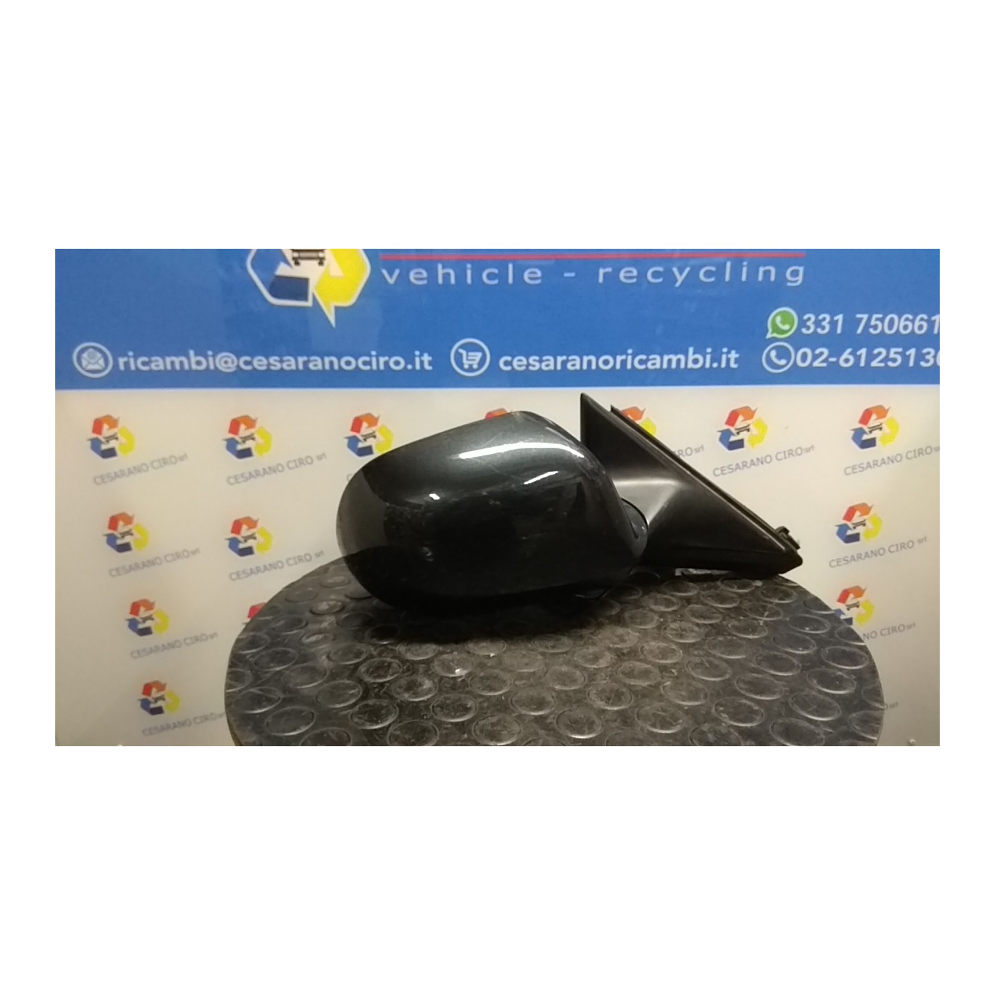 RETROVISORE EST. REGOLAZ. ELETTR. RI DX. 135 AUDI A3 (8L) (08/96-12/01) AKL 8L1858532AA3FZ