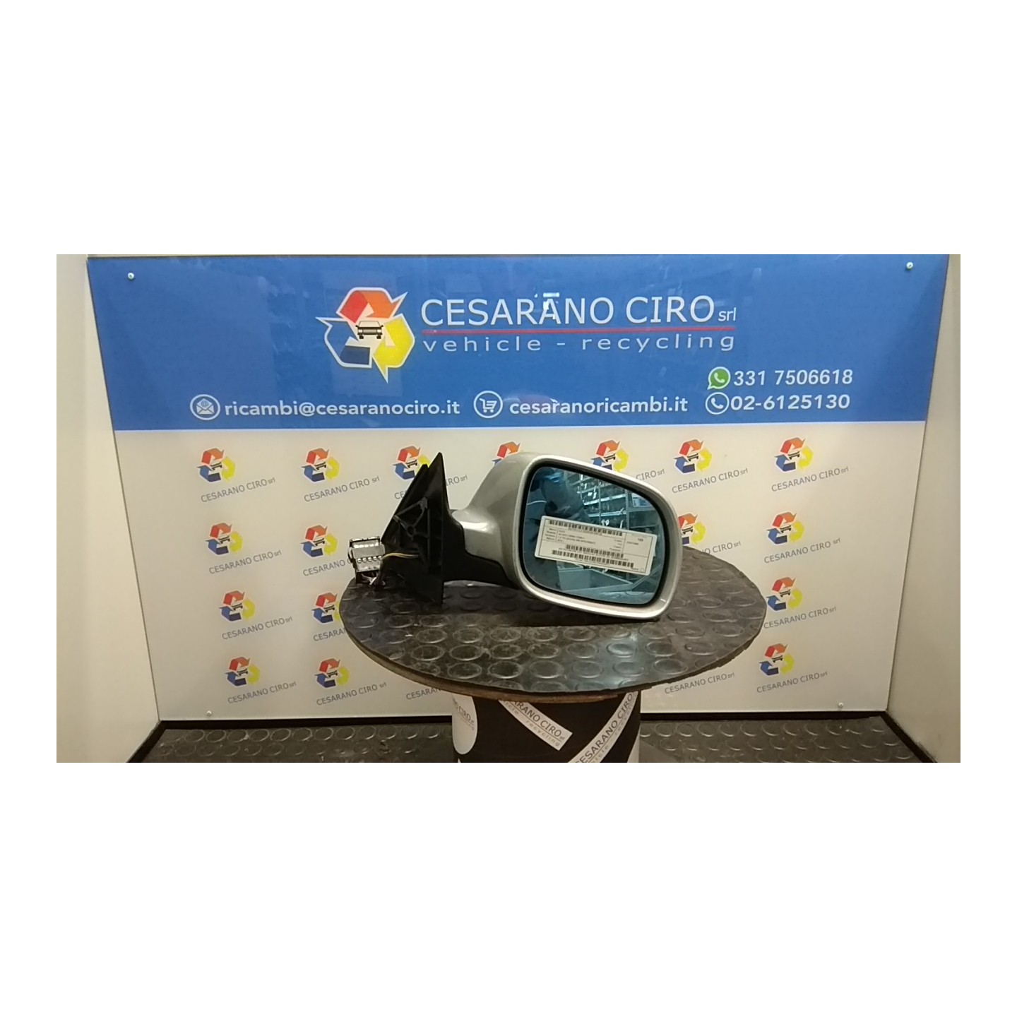 RETROVISORE EST. REGOLAZ. ELETTR. DX. 139 AUDI A4 (8D) (10/94-12/00) AFN 8D1858532J3FZ