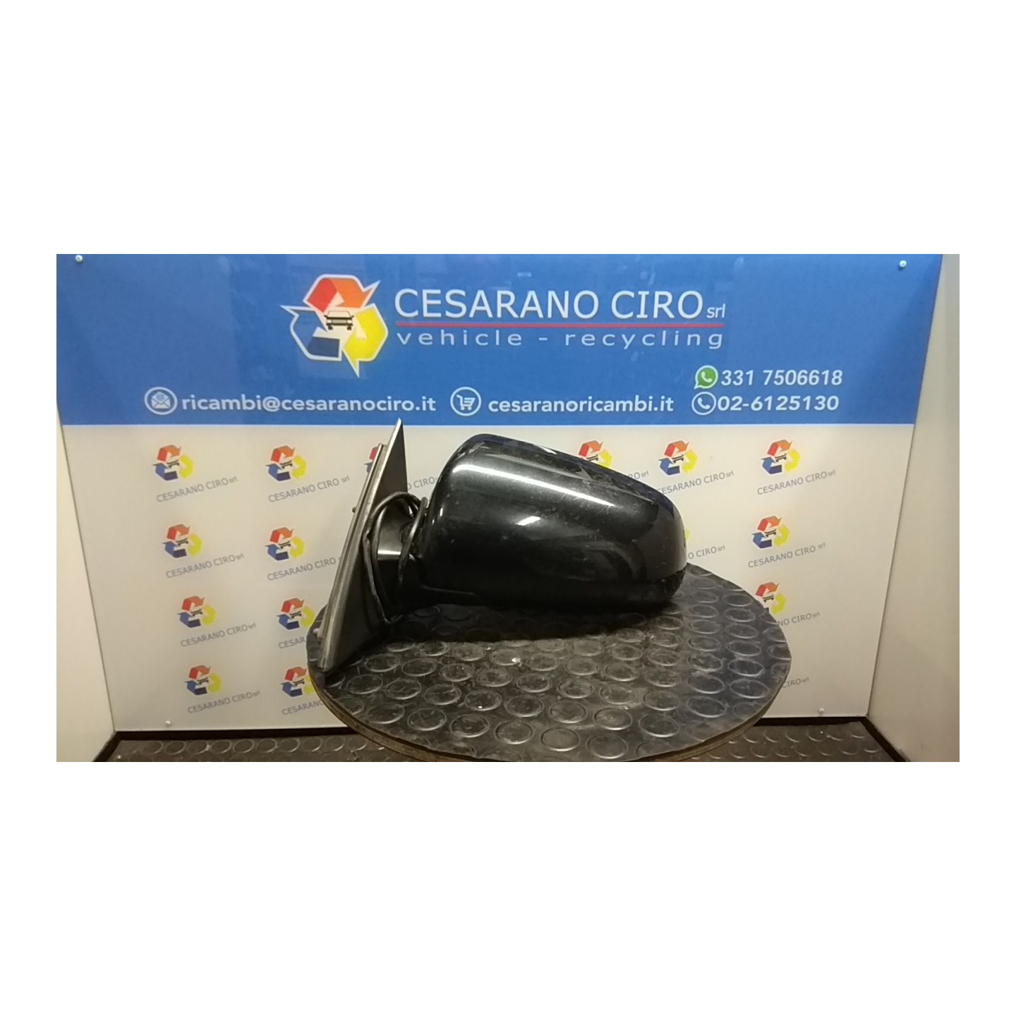 RETROVISORE EST. REGOLAZ. ELETTR. TERMICO RIPIEGHEVOLE SX. 153 AUDI A4 (8E) (11/00-11/04) BAU 8E1858531AC01C