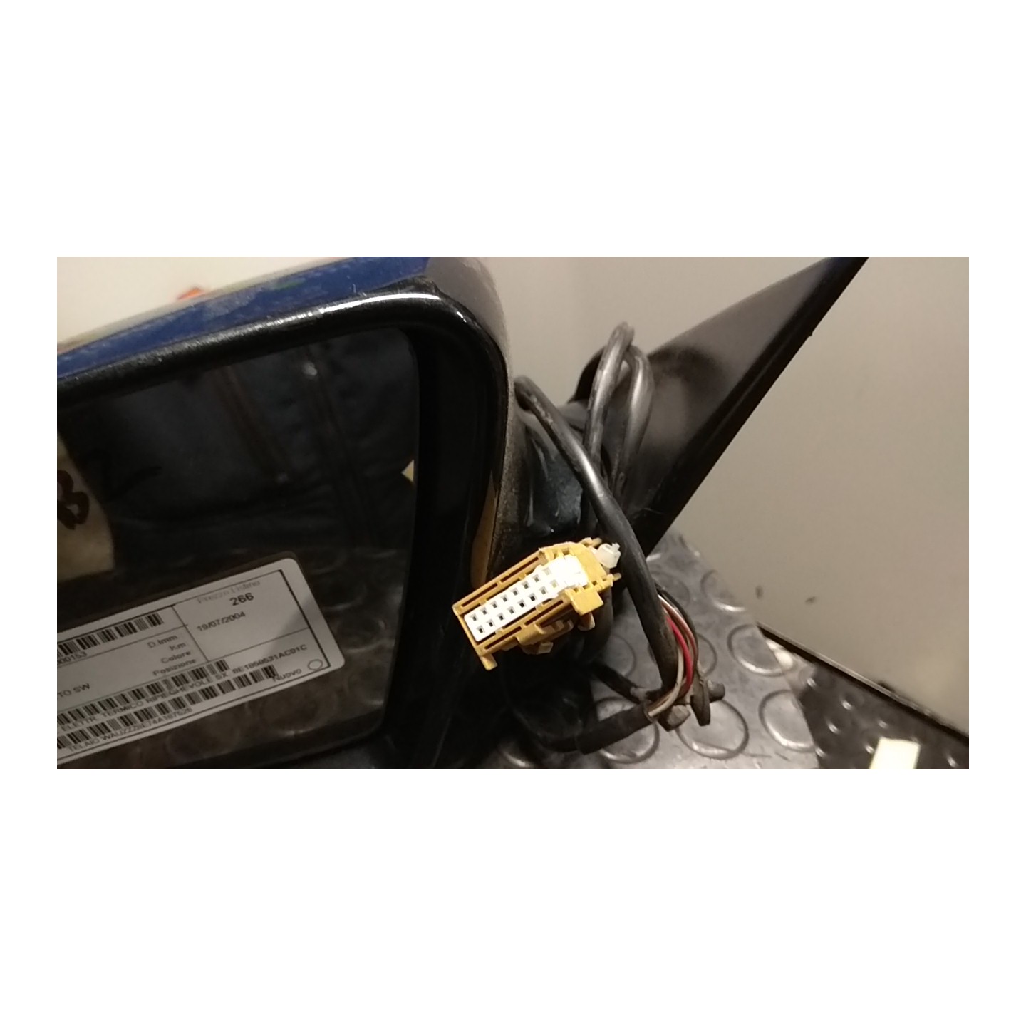 RETROVISORE EST. REGOLAZ. ELETTR. TERMICO RIPIEGHEVOLE SX. 153 AUDI A4 (8E) (11/00-11/04) BAU 8E1858531AC01C