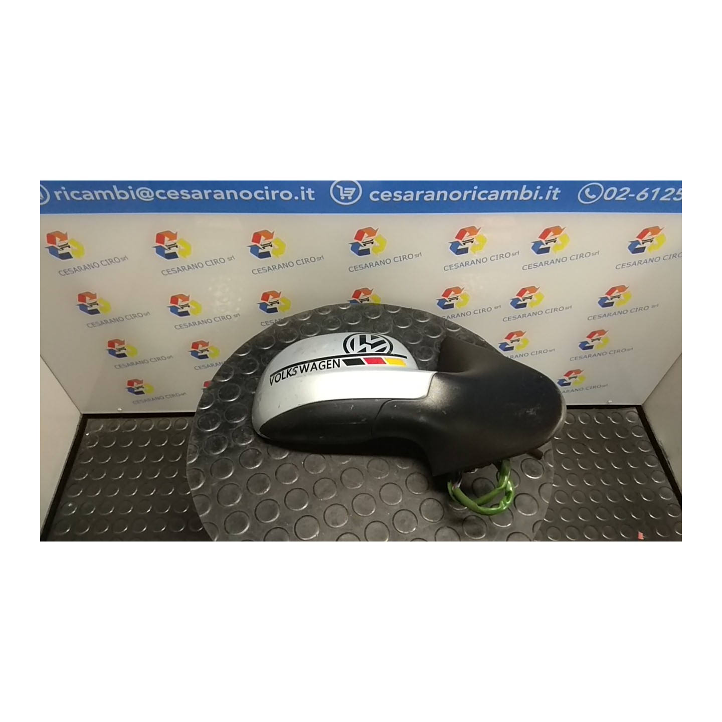 RETROVISORE EST. REGOLAZ. ELETTR. DX. 033 VOLKSWAGEN POLO 3A SERIE (11/94-09/01) AFH 6N1857508AGRU