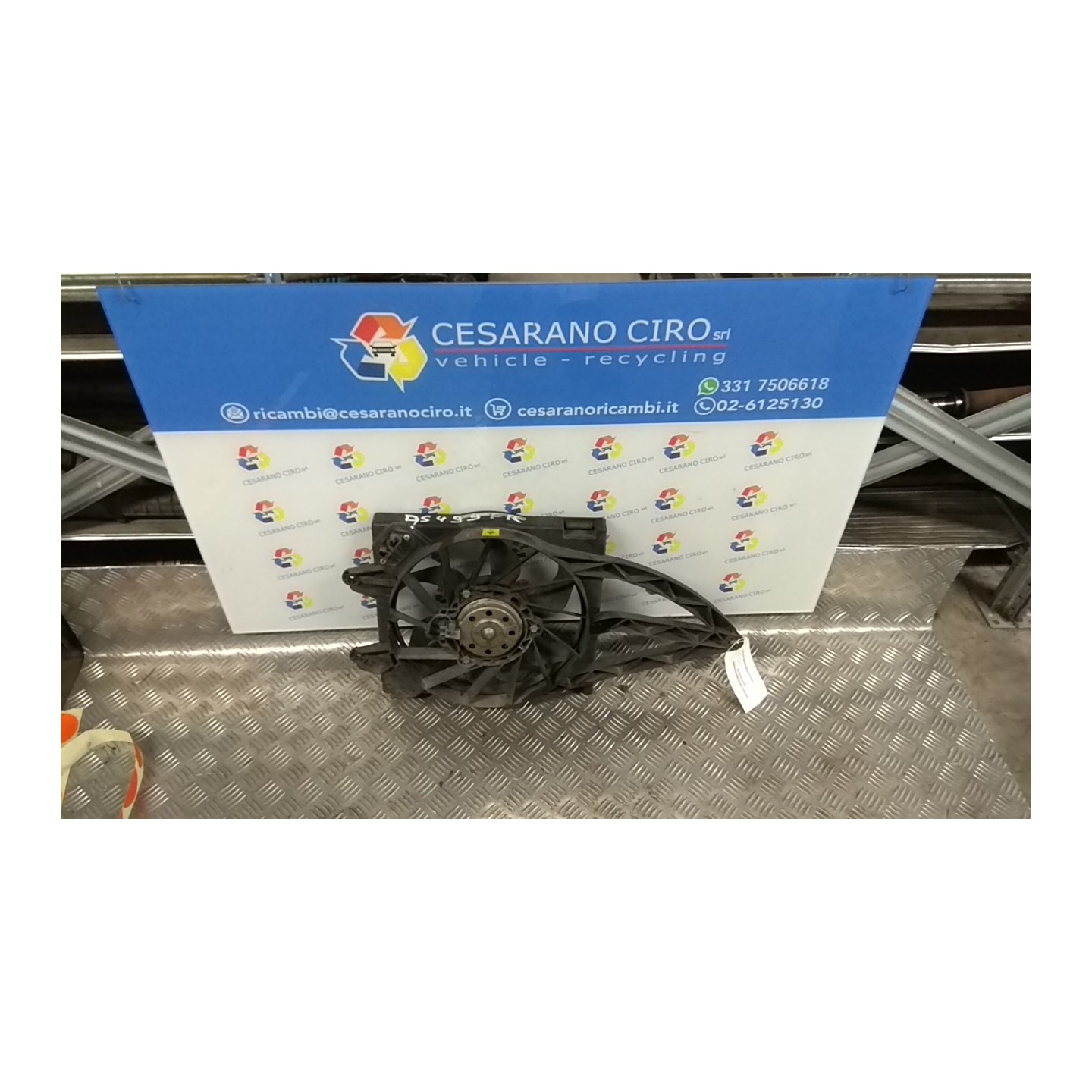 CONVOGLIATORE ARIA C/ELETTROVENTOLA 10/06,A/C 072 FIAT PANDA (2Q) (09/03-12/10) 188A4000 51829971