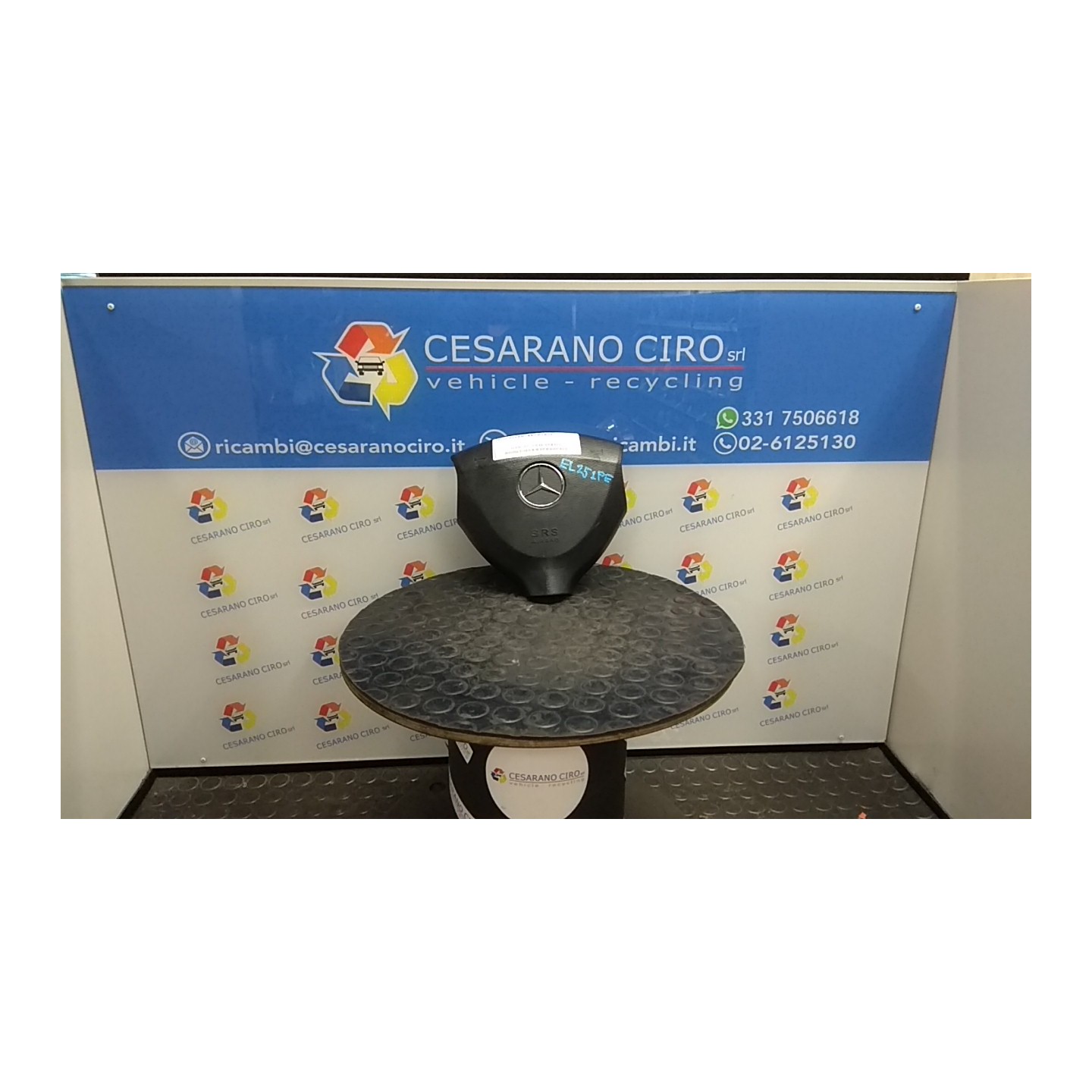 DISPOSITIVO AIRBAG LATO GUIDA 102 MERCEDES-BENZ CLASSE A (W/C169) (07/04-04/13 640940 A16986001029116