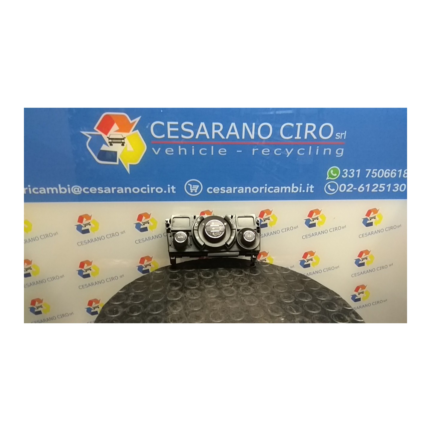 BLOCCO COMANDO CLIMATIZZAZIONE RAFFREDDAM. AUTOM. 008 PEUGEOT 3008 (04/09-10/13) RHH 6452W5