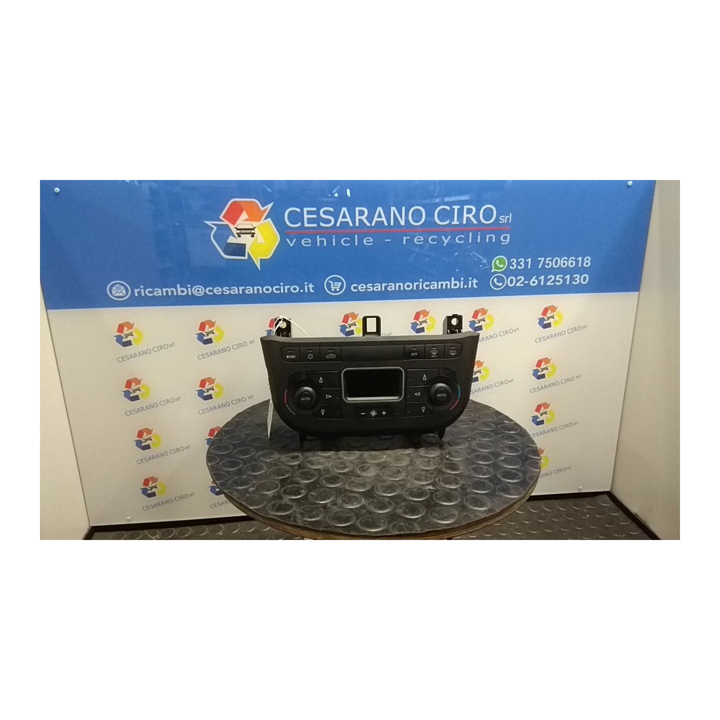 BLOCCO COMANDO CLIMATIZZAZIONE C/A/C AUT. 053 ALFA ROMEO MITO (X6) (06/08-06/11) 199A8000 156088743