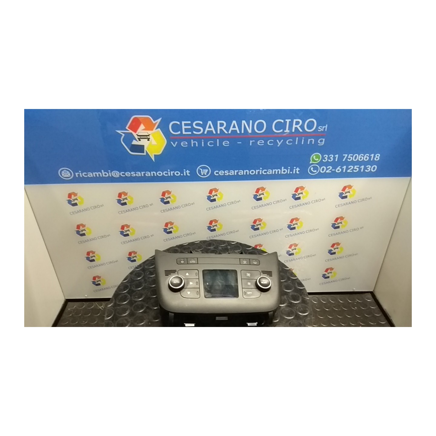 BLOCCO COMANDO CLIMATIZZAZIONE C/A/C AUTO 064 FIAT PUNTO EVO (3J) (08/09-07/13) 955A2000 12647701