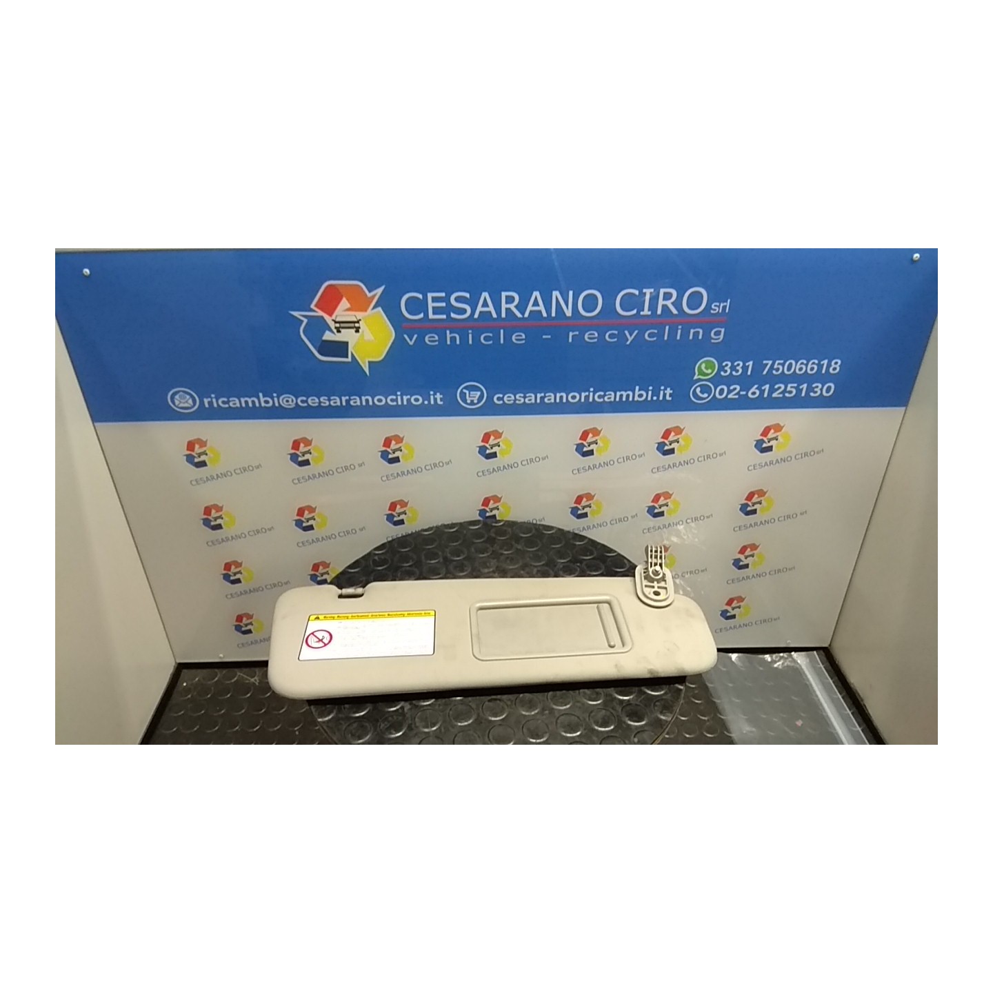 ALETTA PARASOLE PARABREZZA C/SPECCHIO DX. 086 KIA VENGA (01/10-) D4FC 852201P000ED
