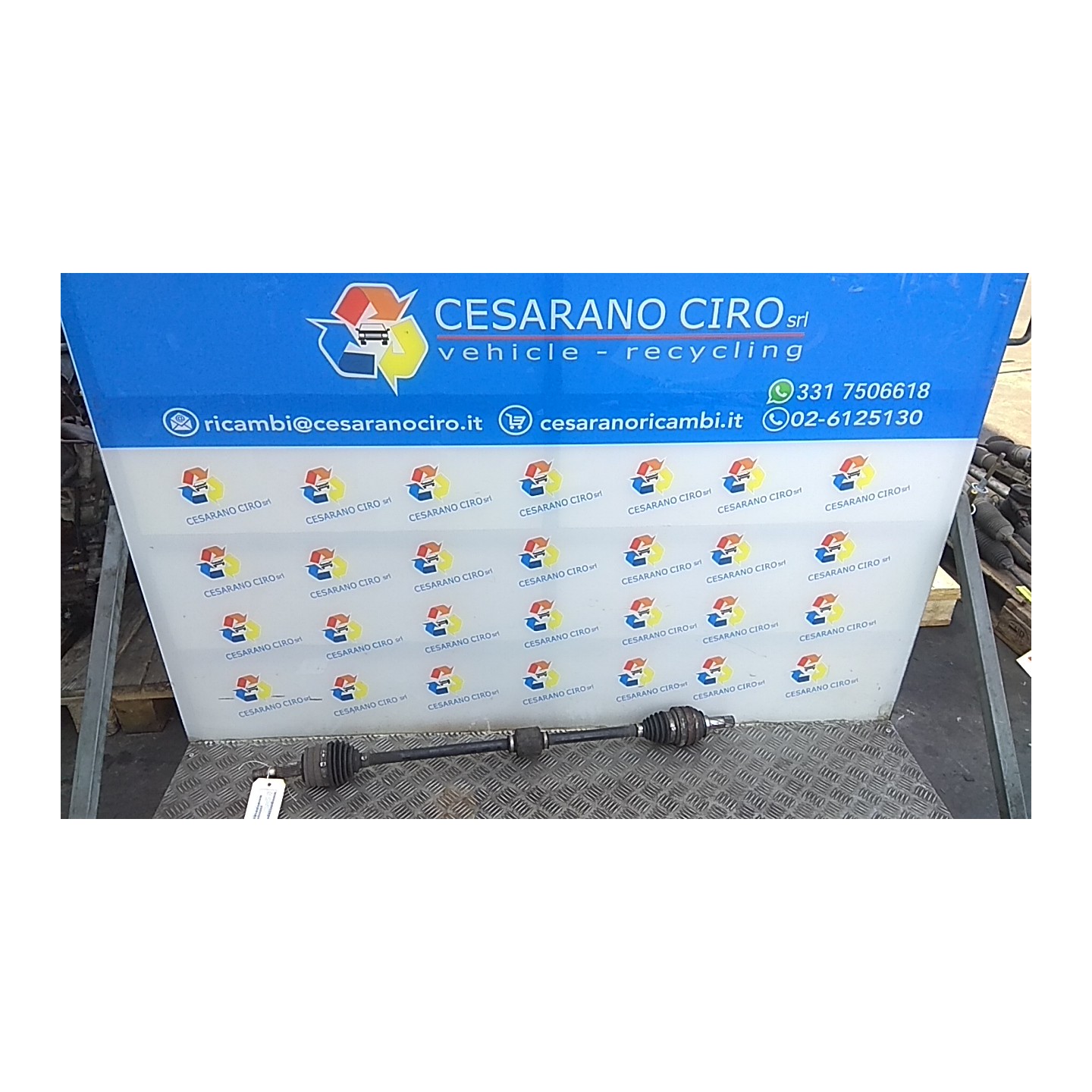 SEMIALBERO ANT. COMPL. DX. 081 CHEVROLET (DAEWOO) AVEO (T300) (05/11-) A12XER 95194889
