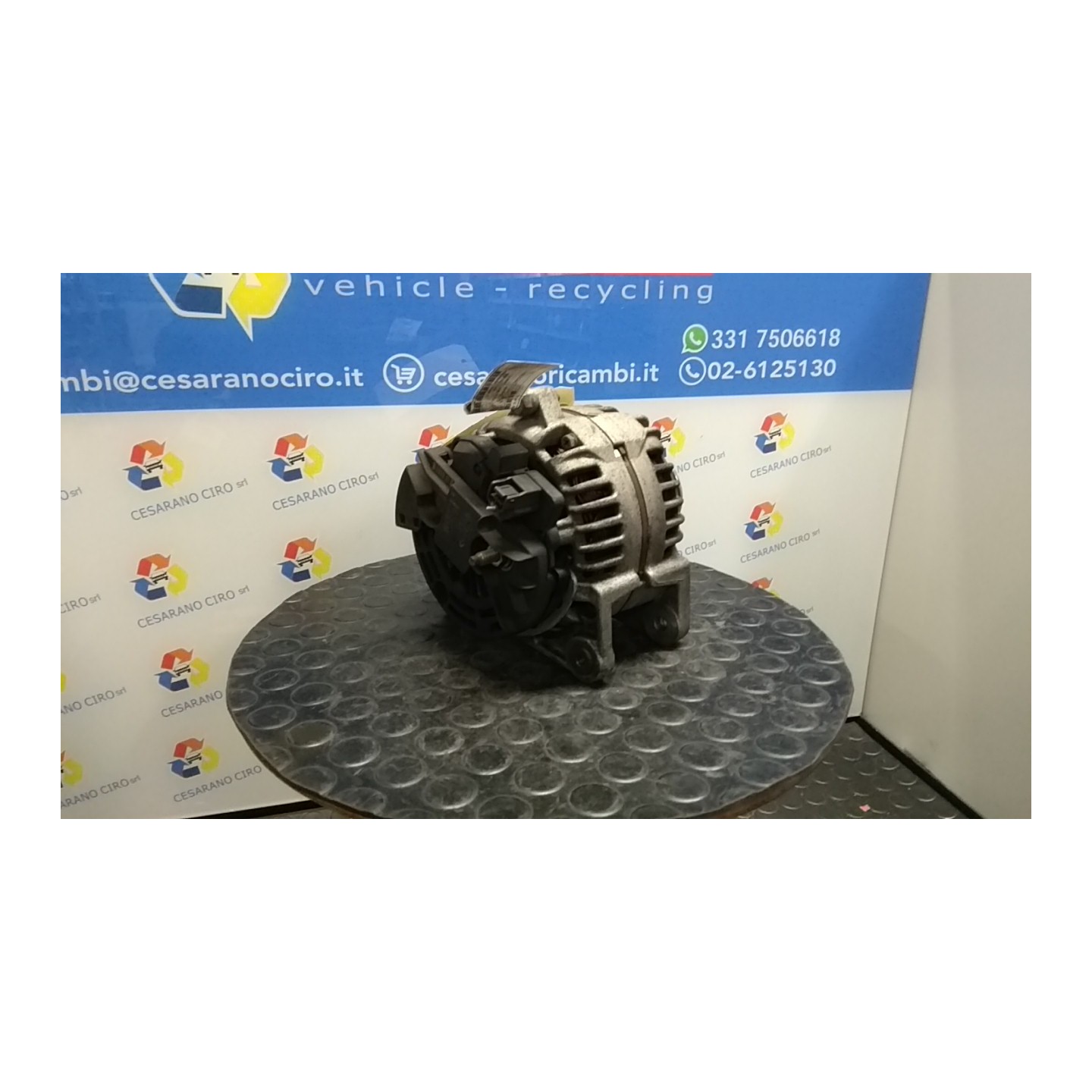 ALTERNATORE 120AMP 043 RENAULT MODUS 1A SERIE (09/04-01/08) K9KT7 8200360480