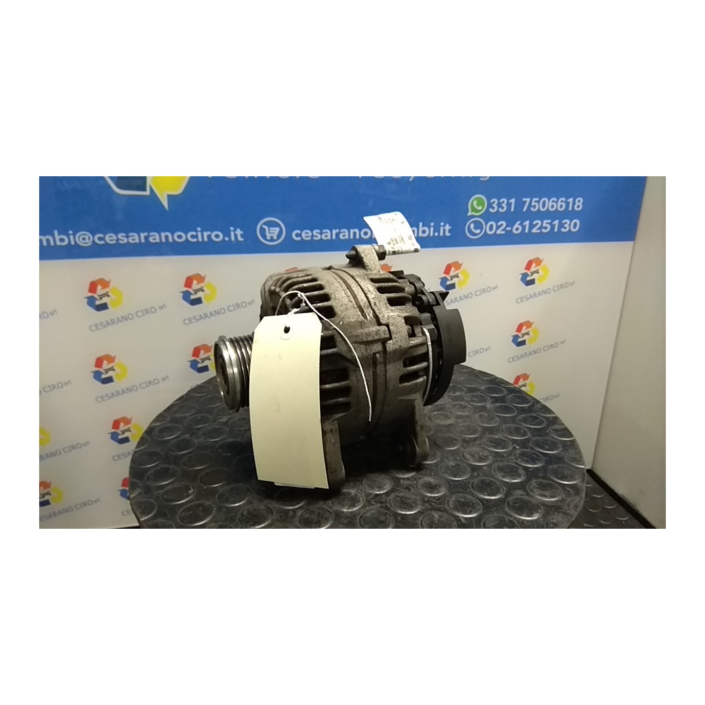 ALTERNATORE 120AMP 043 RENAULT MODUS 1A SERIE (09/04-01/08) K9KT7 8200360480