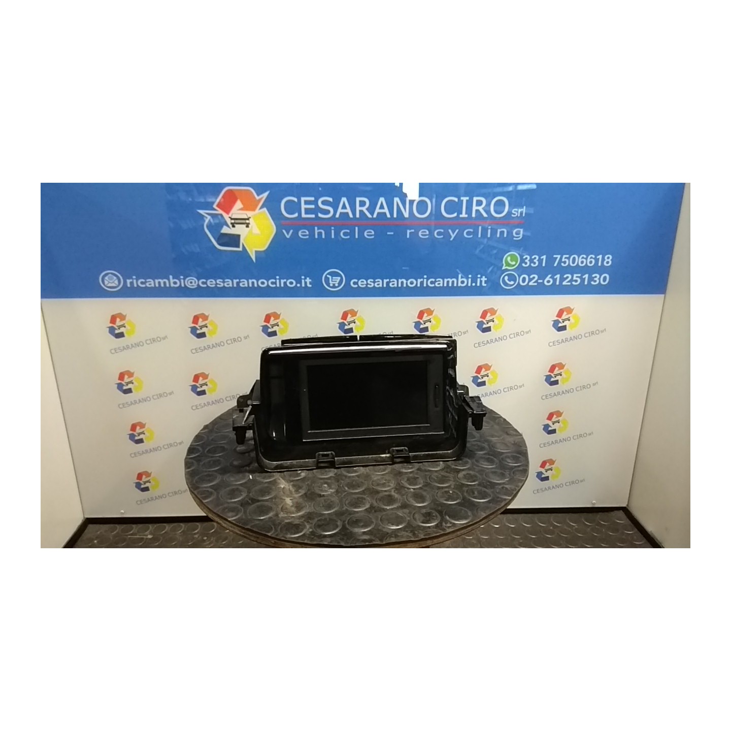 DISPLAY NAVIGATORE SATELLITARE 030 RENAULT MEGANE 3A SERIE (02/12-09/14) K9KR8 NB3425019063007
