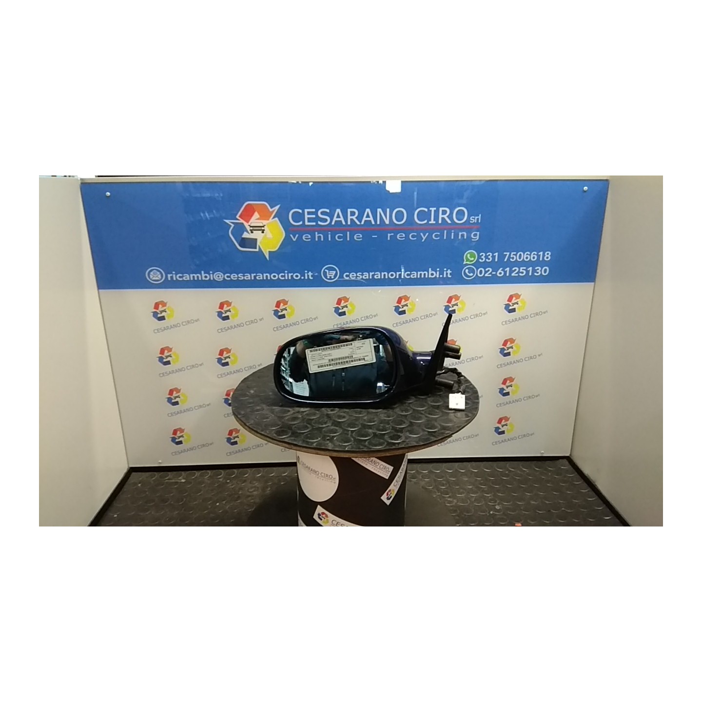 RETROVISORE EST. TERMICO REGOLAZ. ELETTR. C/SBRINAMENTO SX. 076 LANCIA LYBRA (05/99-10/06) 839A7000 735266991