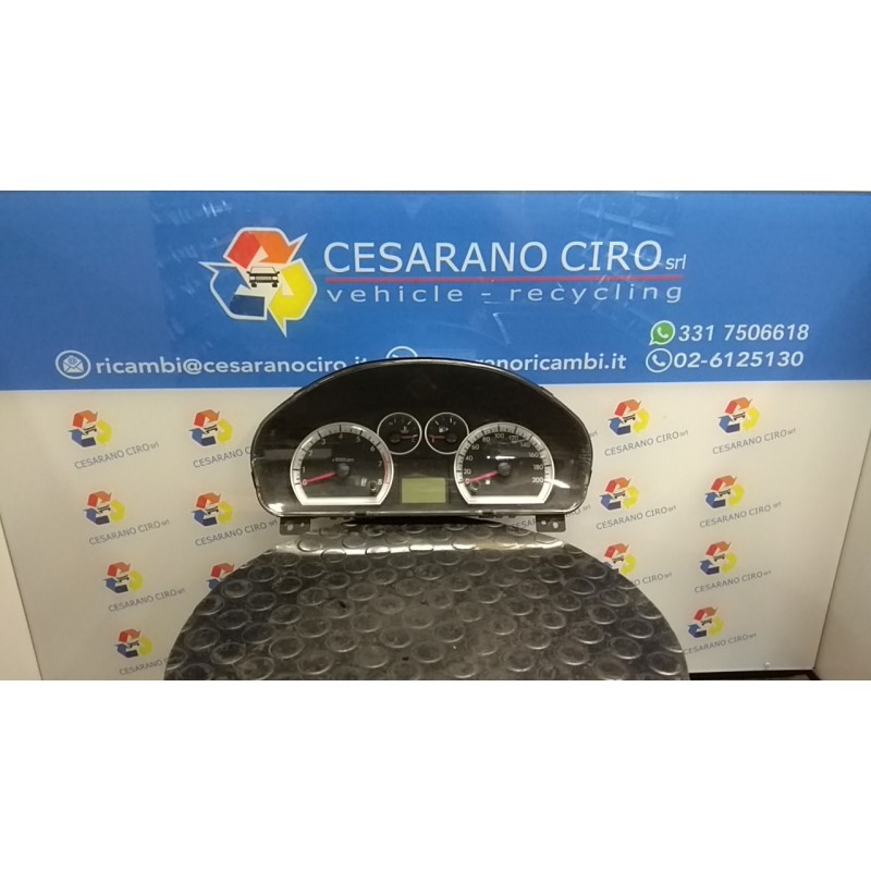 QUADRO STRUMENTI COMPL. 157 CHEVROLET (DAEWOO) AVEO (T250) (06/08-11/12) B12D1 96859200