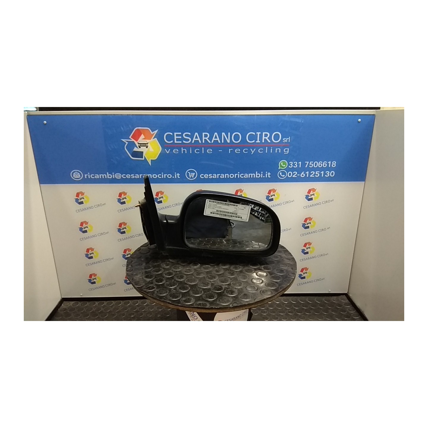 RETROVISORE EST. REGOLAZ. ELETTR. GL DX. 003 HYUNDAI SANTA FE 1A SERIE (01/01-10/06 D4EA 8762026301CA