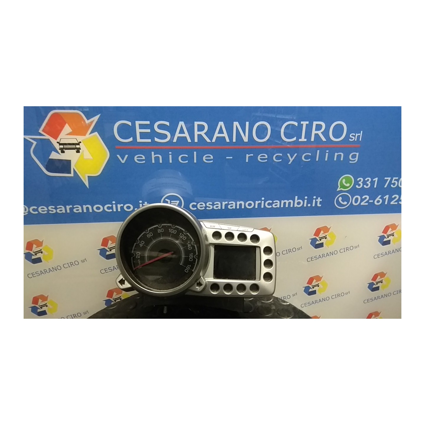 QUADRO STRUMENTI COMPL. 072 CHEVROLET (DAEWOO) SPARK (M300) (01/10-12/15) B12D1 NB5519063015001