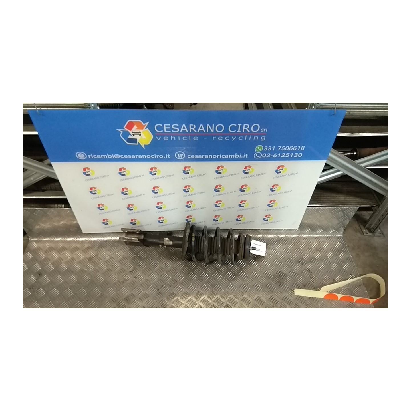 AMMORTIZZATORE ANT. DX. 114 PEUGEOT 3008 (04/09-10/13) RHH 9807632080