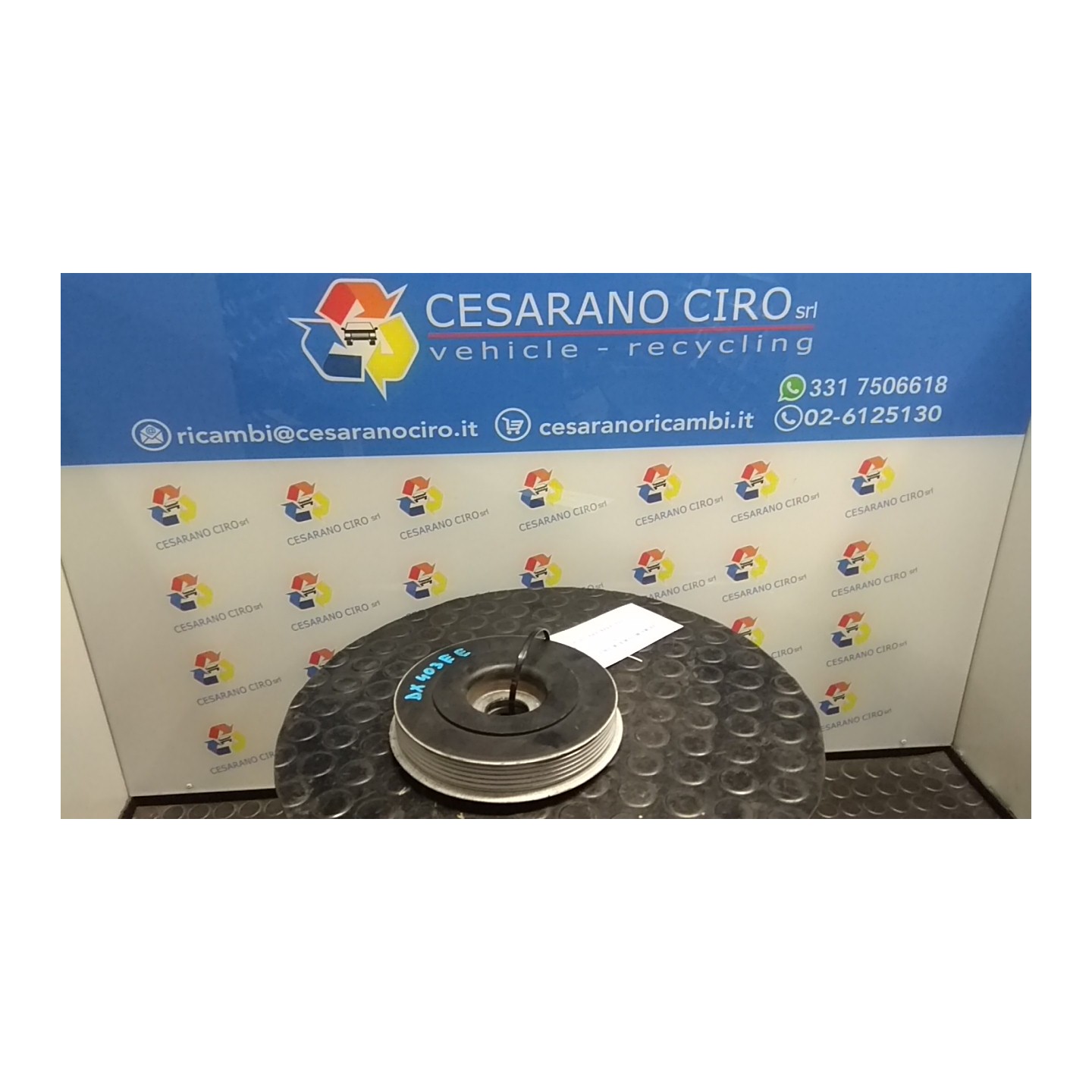 PULEGGIA ALBERO MOTORE 204 PEUGEOT 206 PLUS (02/09-) HFX 515N0