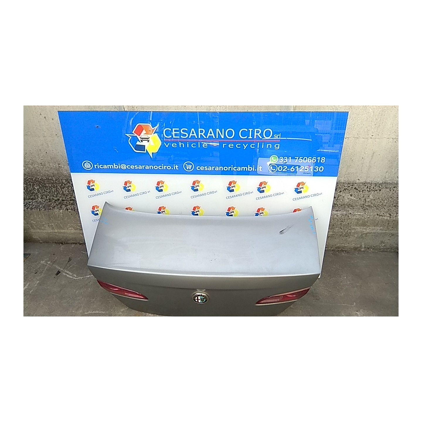 COFANO POST. 109 ALFA ROMEO 159 (X3/X9) (07/05-06/13) 939B5000 60688372
