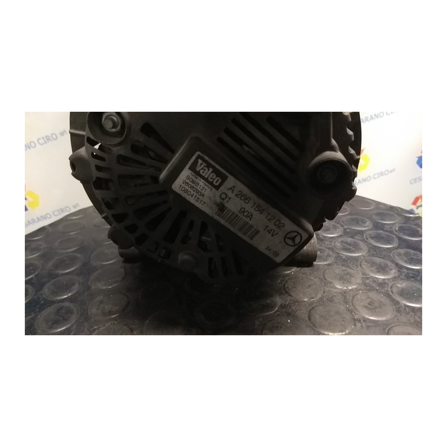 ALTERNATORE VALEO 90 AMP. 161 MERCEDES-BENZ CLASSE A (W/C169) (07/04-04/13 266920 A2661541202
