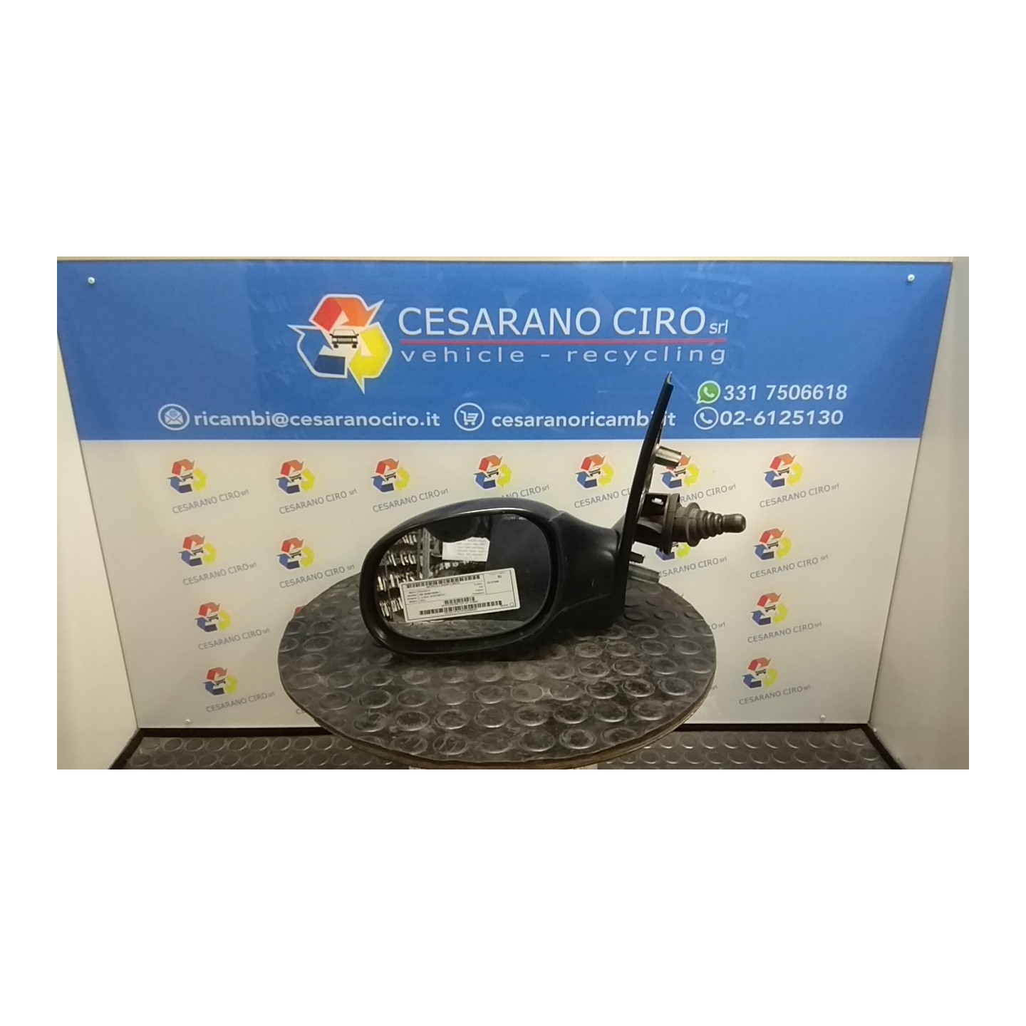 RETROVISORE EST. SX. 107 PEUGEOT 206 (09/98-06/09) NFZ 8149ZC