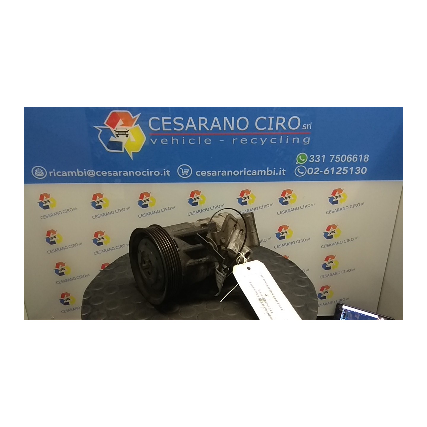 COMPRESSORE A/C 02-03- 158 TOYOTA YARIS (10/01-11/05)     (FRP) 1SZFE 883100D140