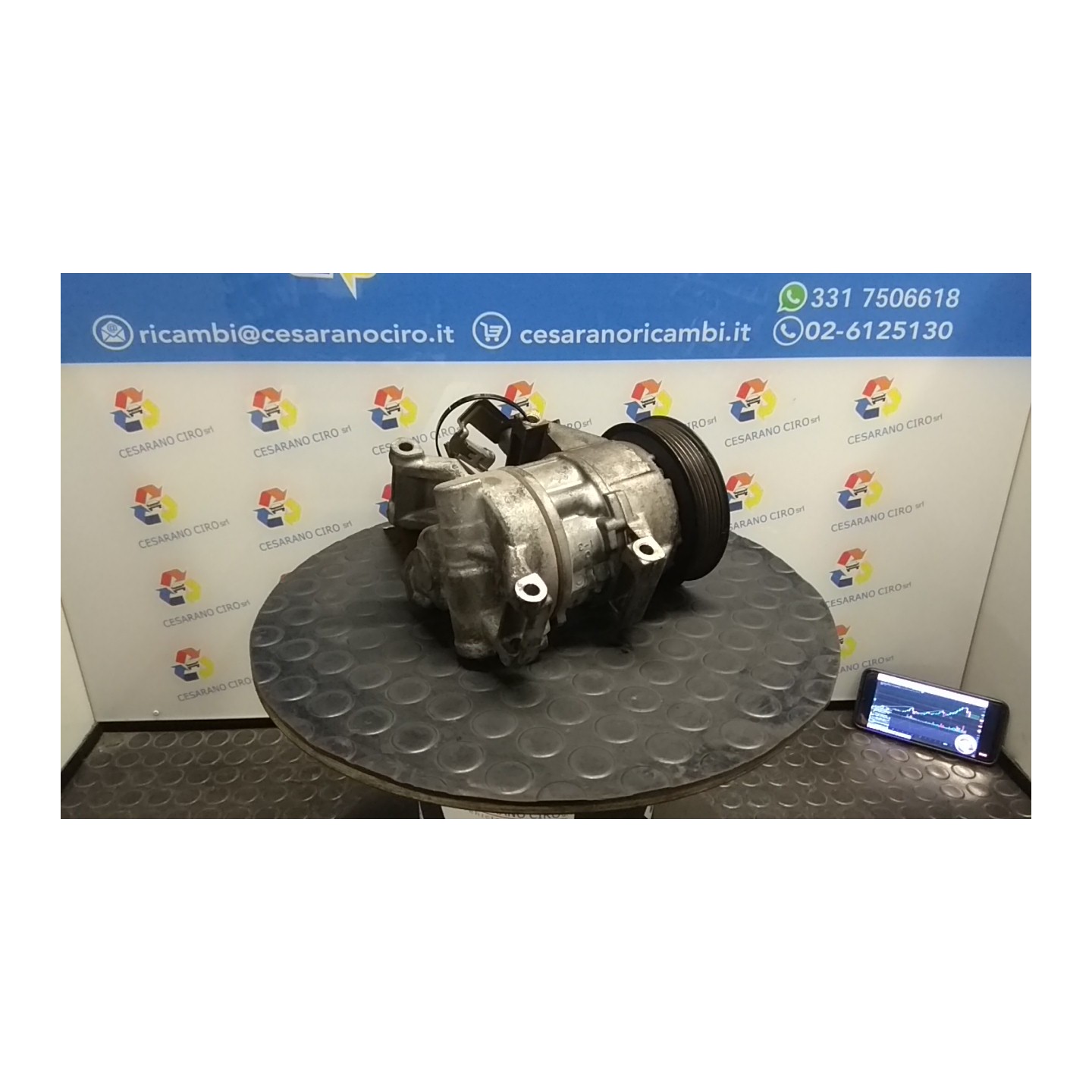 COMPRESSORE A/C 02-03- 158 TOYOTA YARIS (10/01-11/05)     (FRP) 1SZFE 883100D140