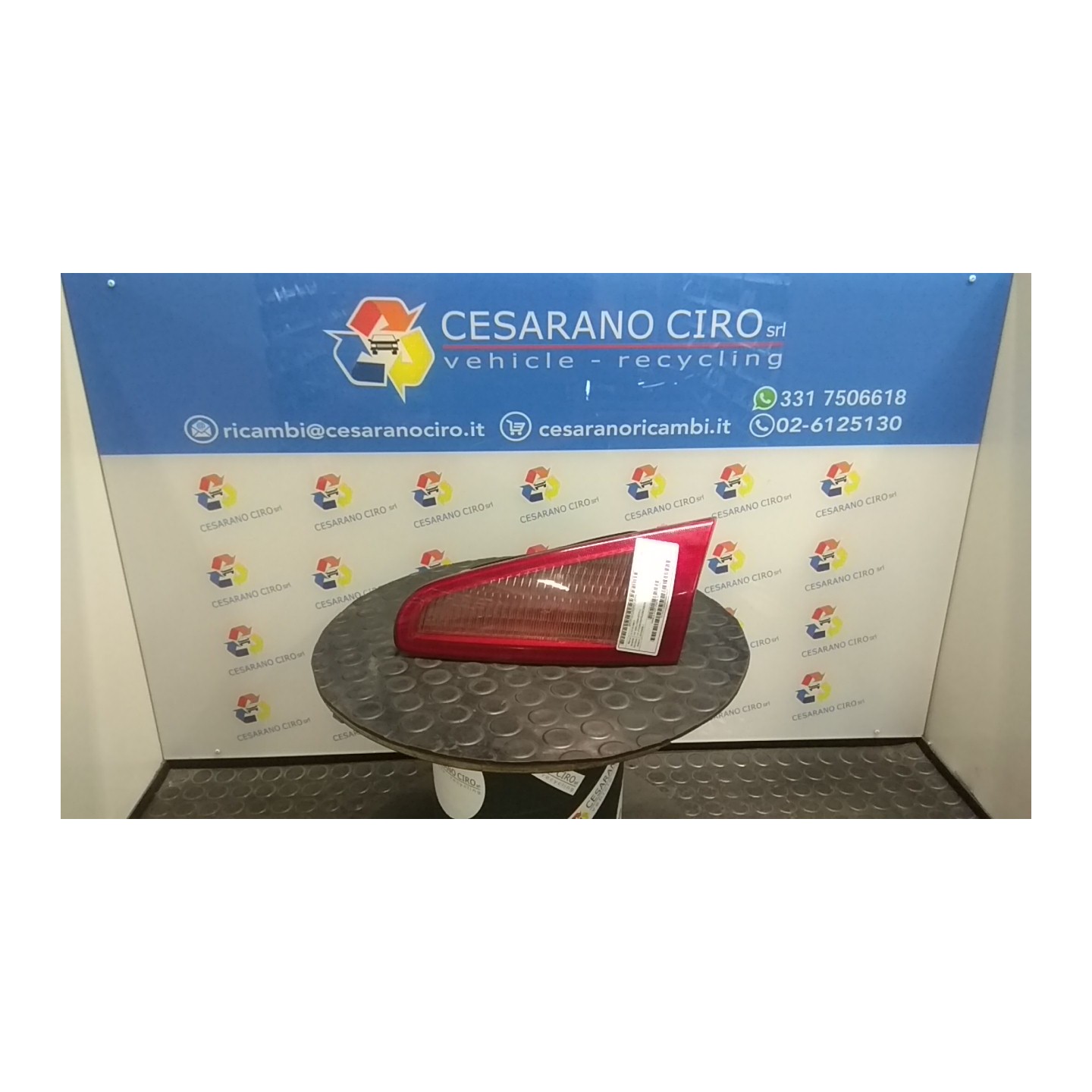 FANALE POST. PARTE INT. DX. 062 ALFA ROMEO 147 (W8) (10/04-07/11) 937A3000 60693791