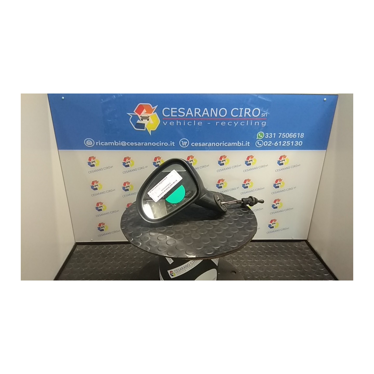 RETROVISORE EST. SX. 076 CHEVROLET (DAEWOO) MATIZ (M200) (04/05-12/10) A08S3 96600405