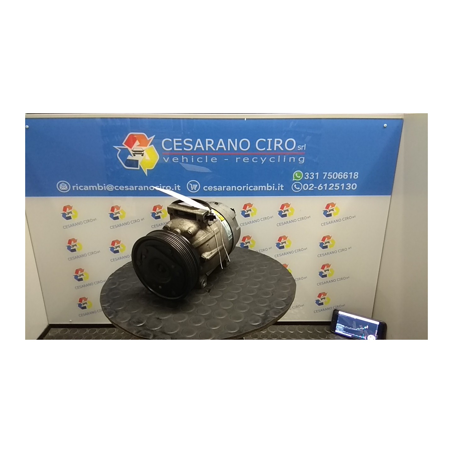 COMPRESSORE A/C 12/00 215 RENAULT SCENIC (03/99-05/03) K4MA7 7701499859