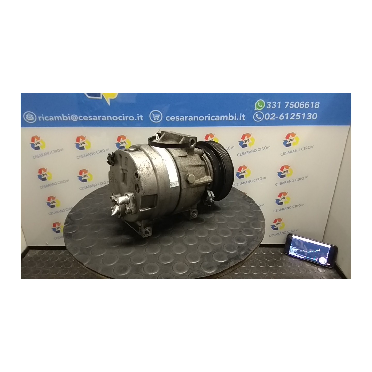 COMPRESSORE A/C 12/00 215 RENAULT SCENIC (03/99-05/03) K4MA7 7701499859
