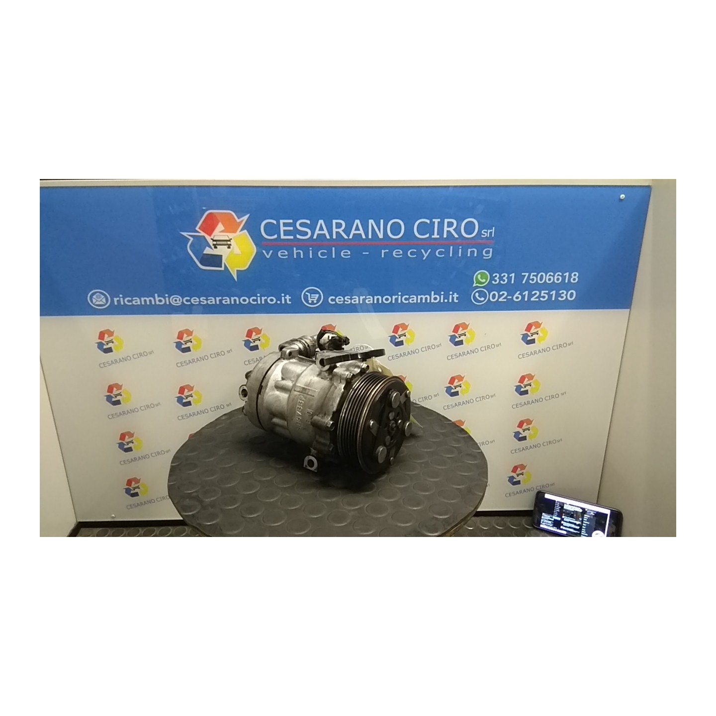 COMPRESSORE A/C 056 OPEL MERIVA (X03) (03/03-12/10) Z13DT 93187225