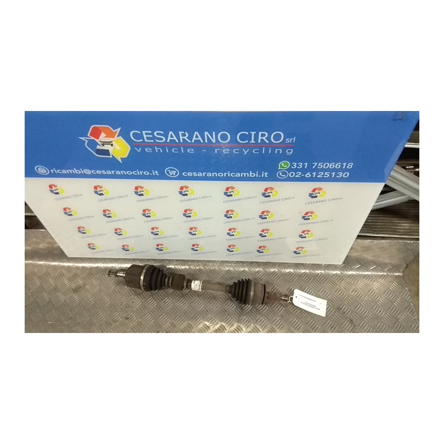 SEMIALBERO ANT. COMPL. SX. 121 KIA CERATO (10/04-02/08) G4ED 495012F010