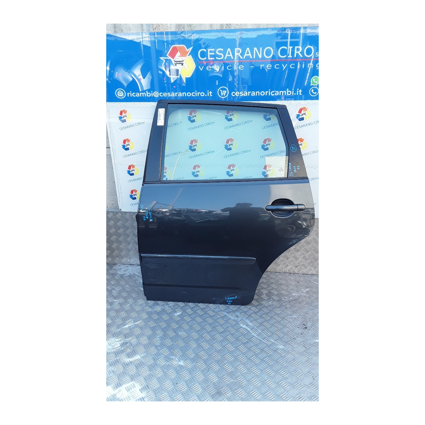 PORTA POST. SX. 162 VOLKSWAGEN POLO (9N) (04/05-) BWB 6Q6833055H