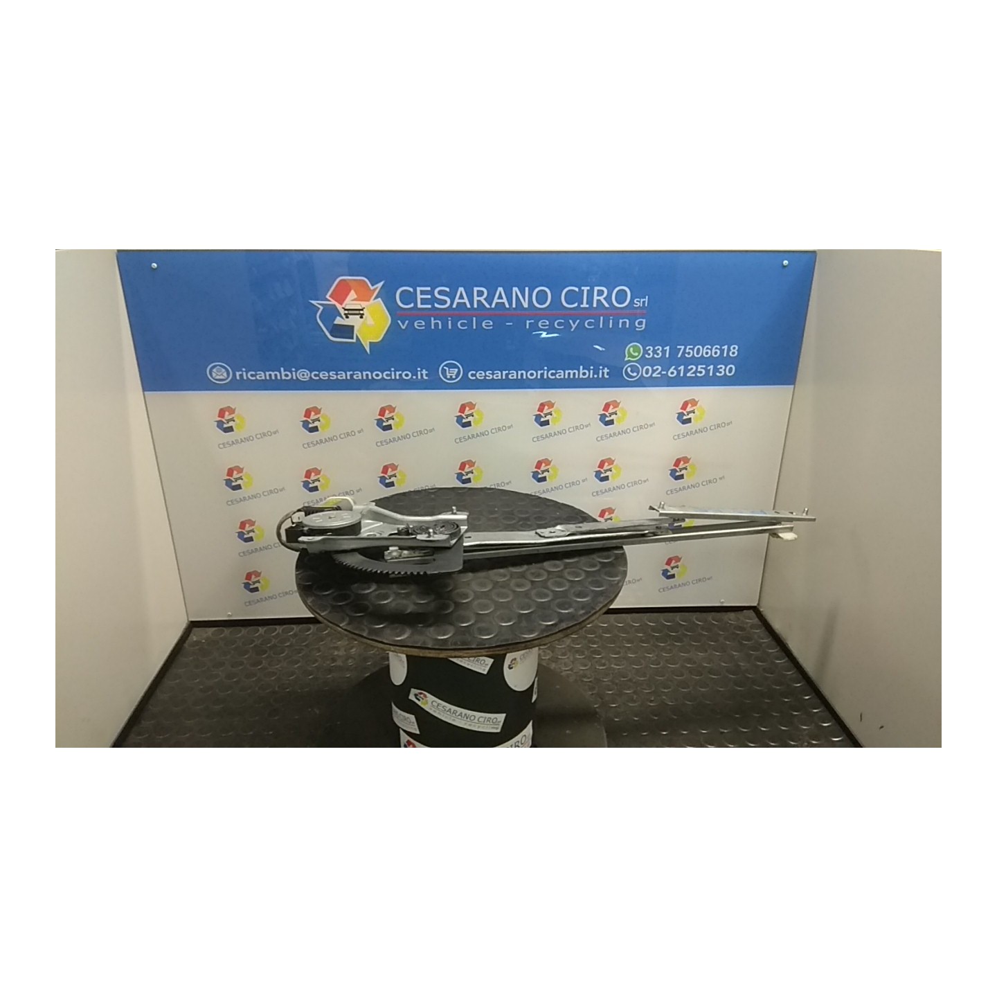 ALZACRISTALLO ELETTR. PORTA ANT. DX. 039 CHEVROLET (DAEWOO) AVEO (T250) (06/08-11/12) B12D1 96541784