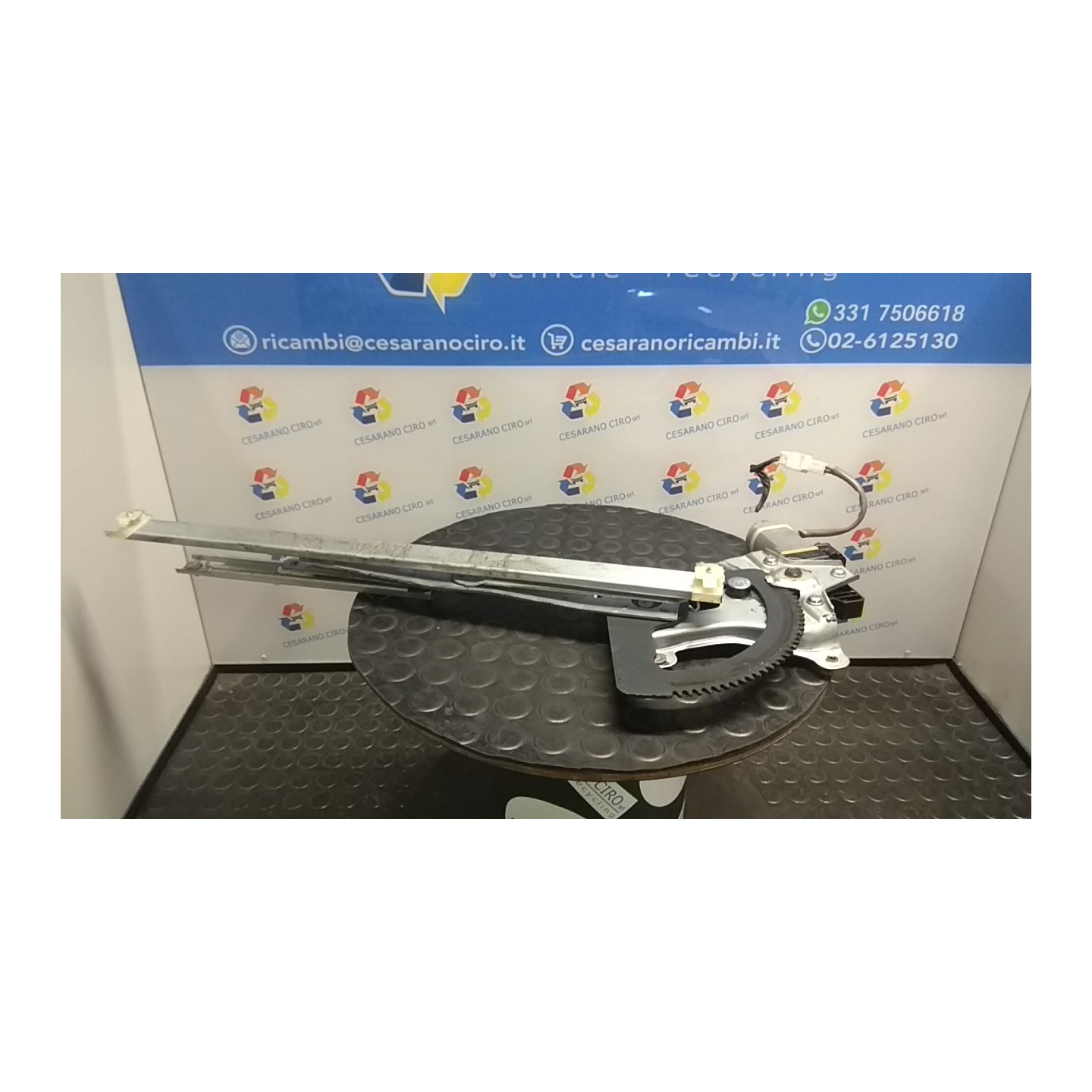 ALZACRISTALLO ELETTR. PORTA ANT. DX. 039 CHEVROLET (DAEWOO) AVEO (T250) (06/08-11/12) B12D1 96541784
