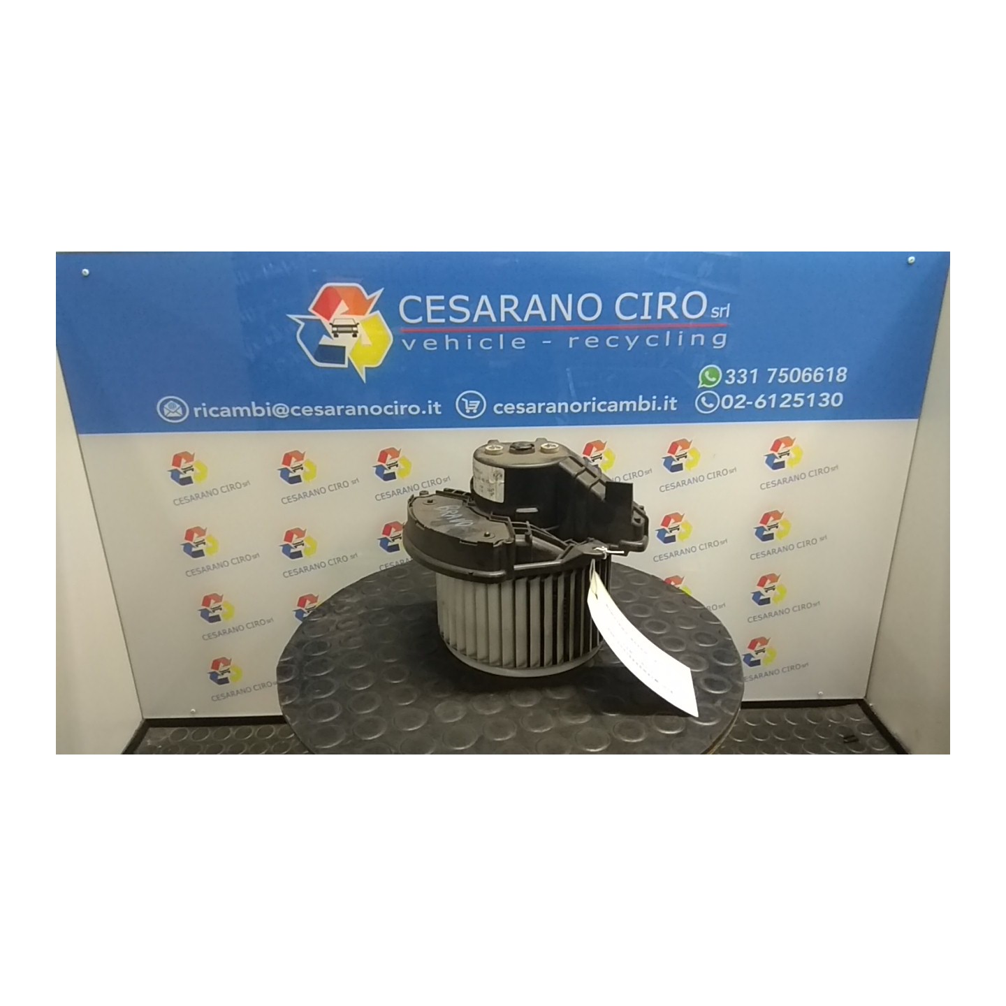 MOTORINO VENTILAZIONE ABITACOLO C/A/C 056 FIAT BRAVO (3Y) (12/09-) 192B2000 77365016