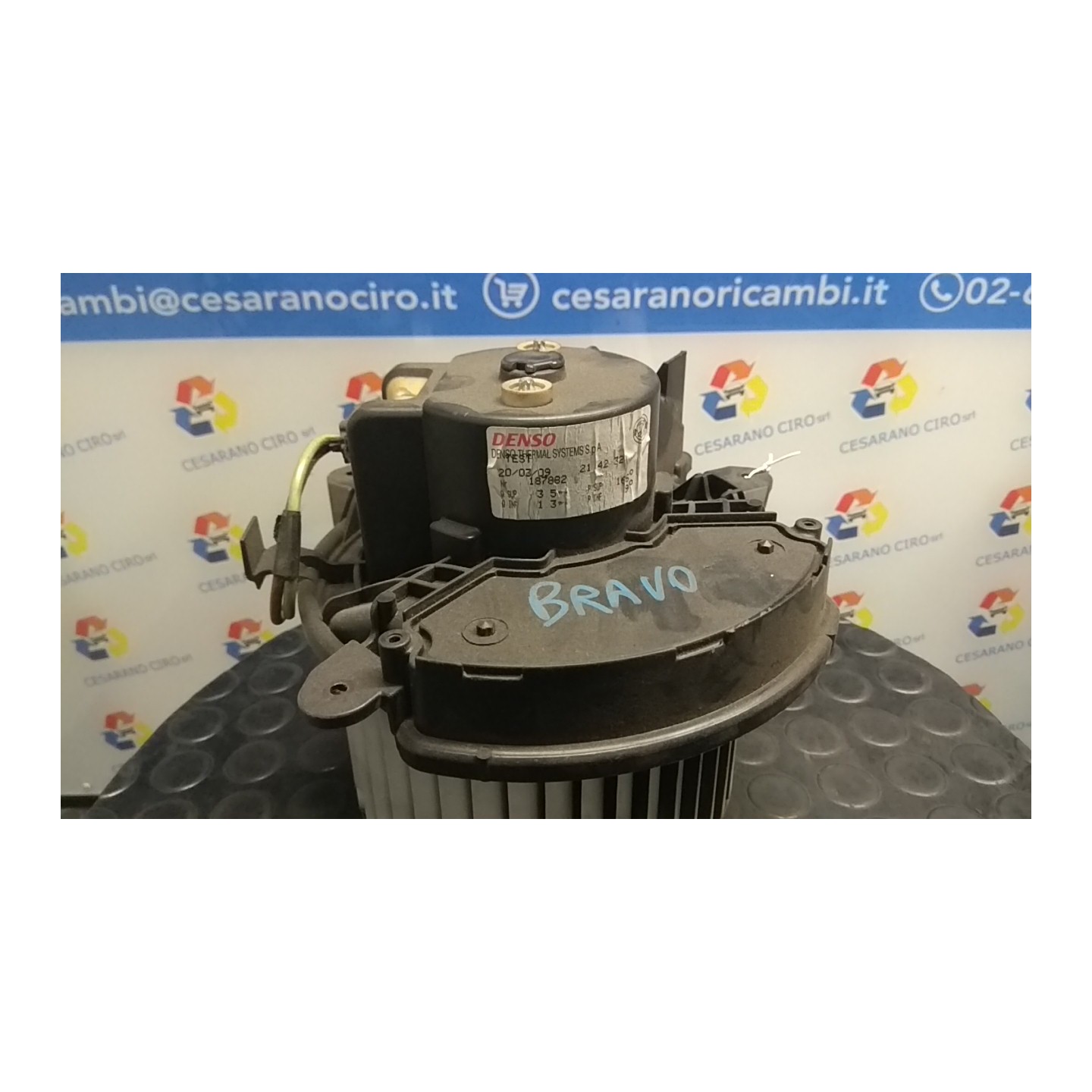 MOTORINO VENTILAZIONE ABITACOLO C/A/C 056 FIAT BRAVO (3Y) (12/09-) 192B2000 77365016
