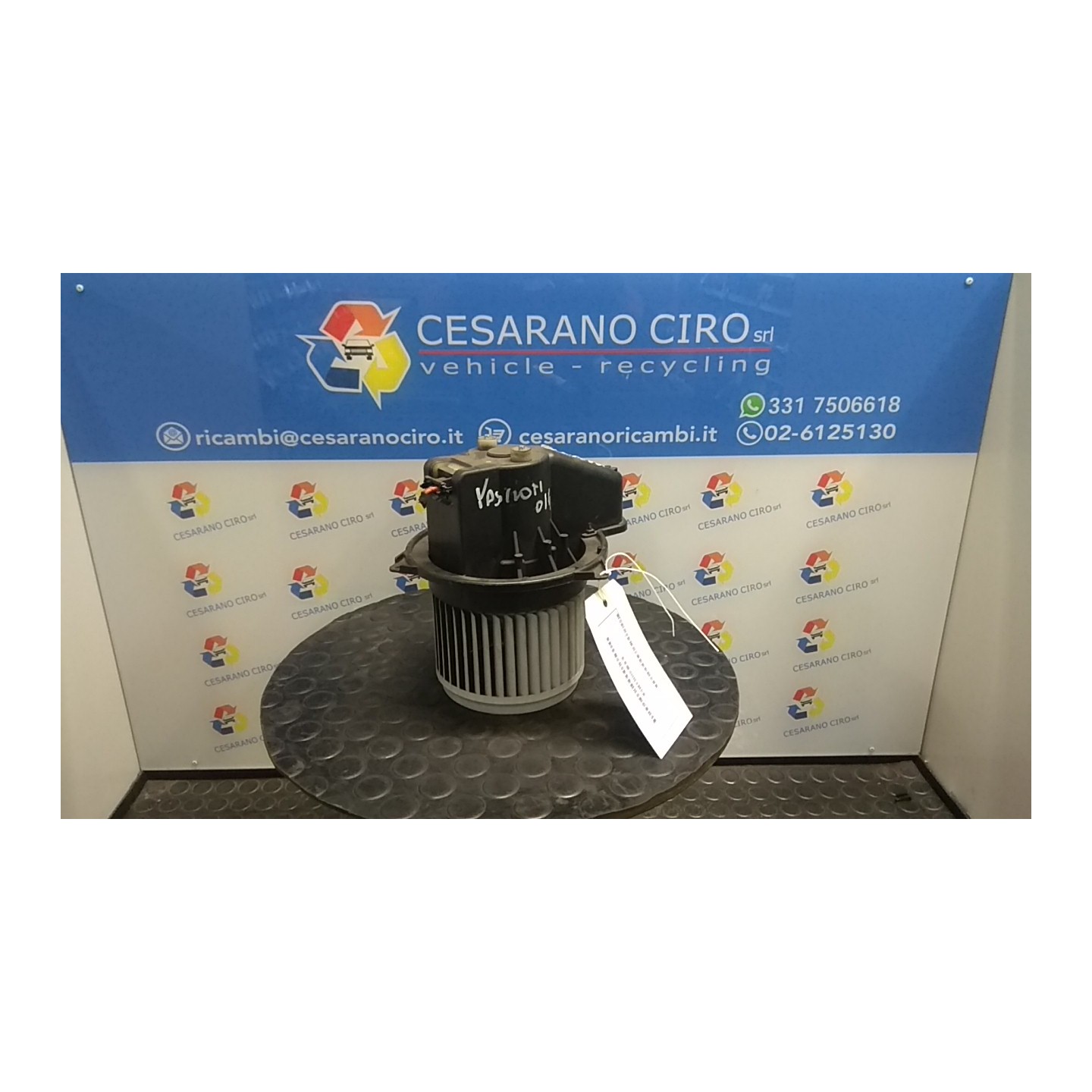 MOTORINO VENTILAZIONE ABITACOLO 087 LANCIA YPSILON (TK) (04/11-) 169A4000 77366105