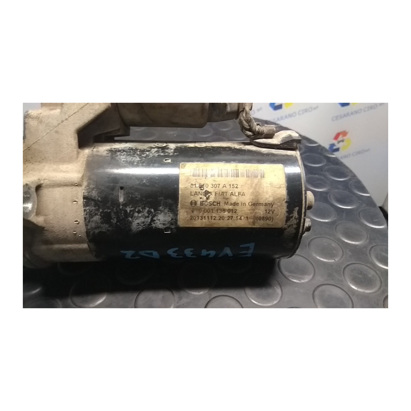 MOTORINO AVVIAMENTO 124 FIAT PANDA VAN (33) (06/12-09/18) 199A9000 51916170