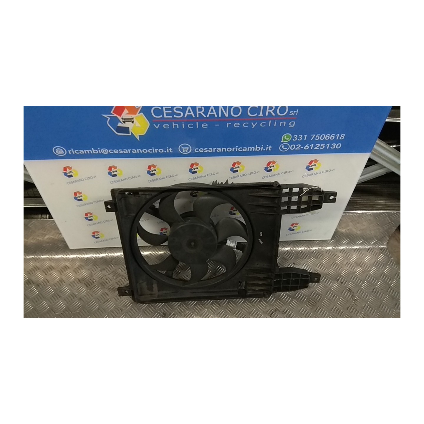 ELETTROVENTOLA CON SUPPORTO 036 CHEVROLET (DAEWOO) AVEO (T250) (06/08-11/12) B12D1 96536638