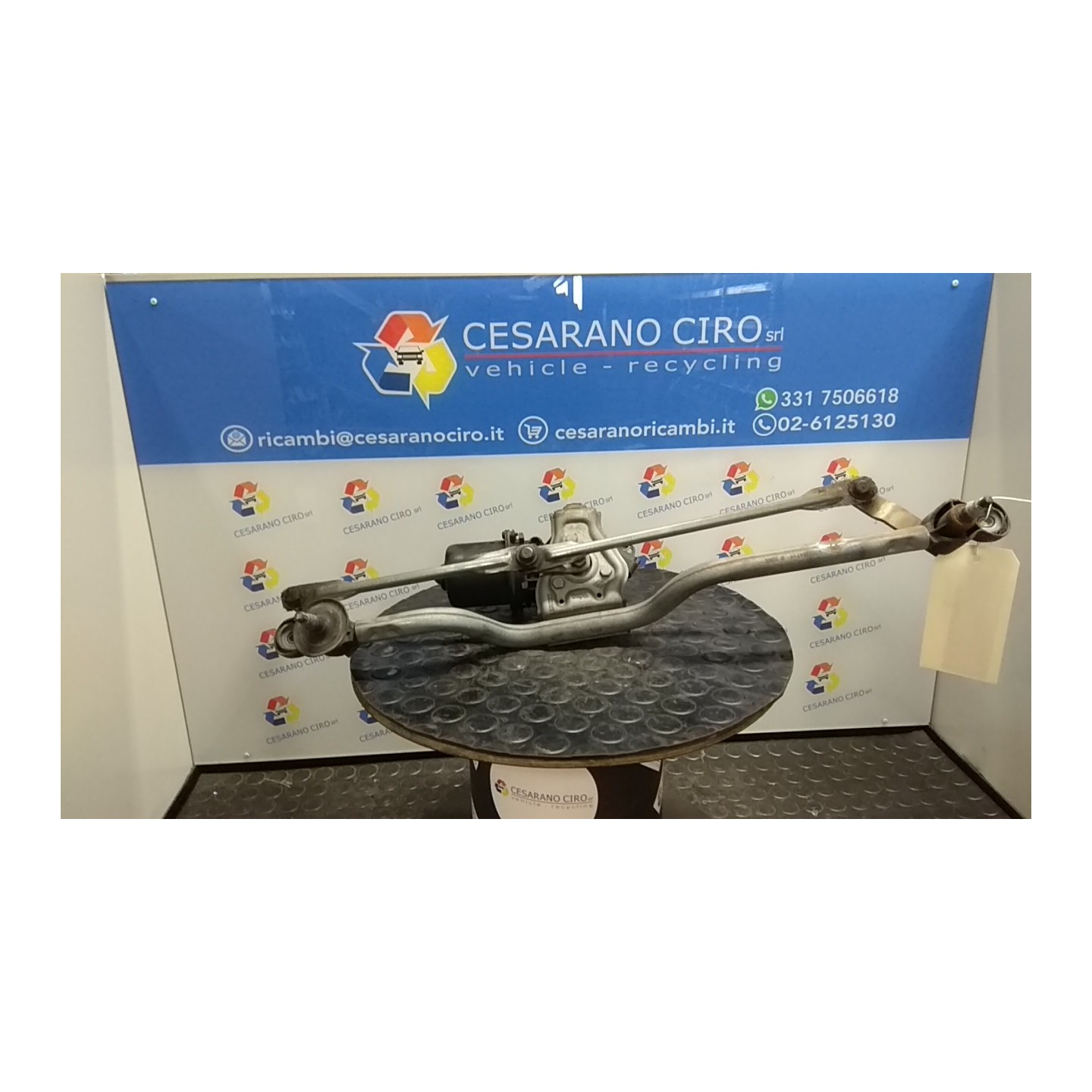 MECCANISMO TERGIPARABREZZA VALEO 220 RENAULT CLIO 2A SERIE (05/01-11/10) D7FG7 7701052155