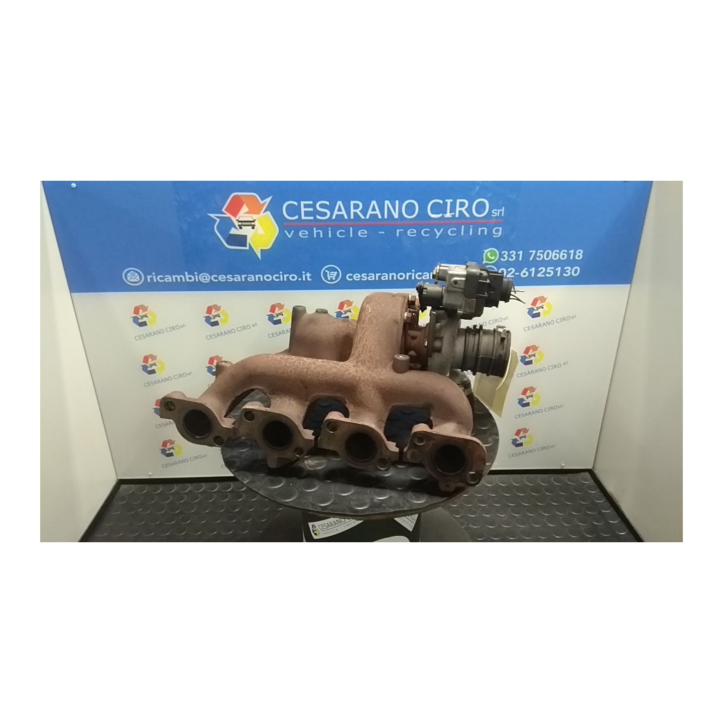 TURBOCOMPRESSORE C/COLLETTORE SCARICO 035 JAGUAR X-TYPE (02/01-05/10) BG C2S51563