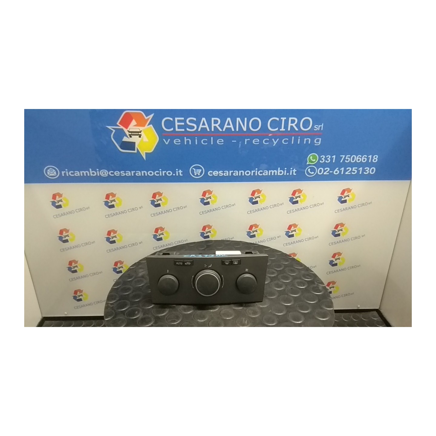 BLOCCO COMANDO CLIMATIZZAZIONE C/CLIMA AUTOMATICO 095 OPEL ASTRA (A04) (01/04-03/11) Z17DTH 13245121