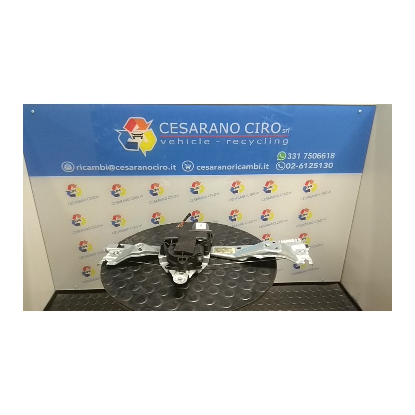 ALZACRISTALLO ELETTR. PORTA ANT. DX. 113 PEUGEOT 308 (08/07-) 8FR 9222CV