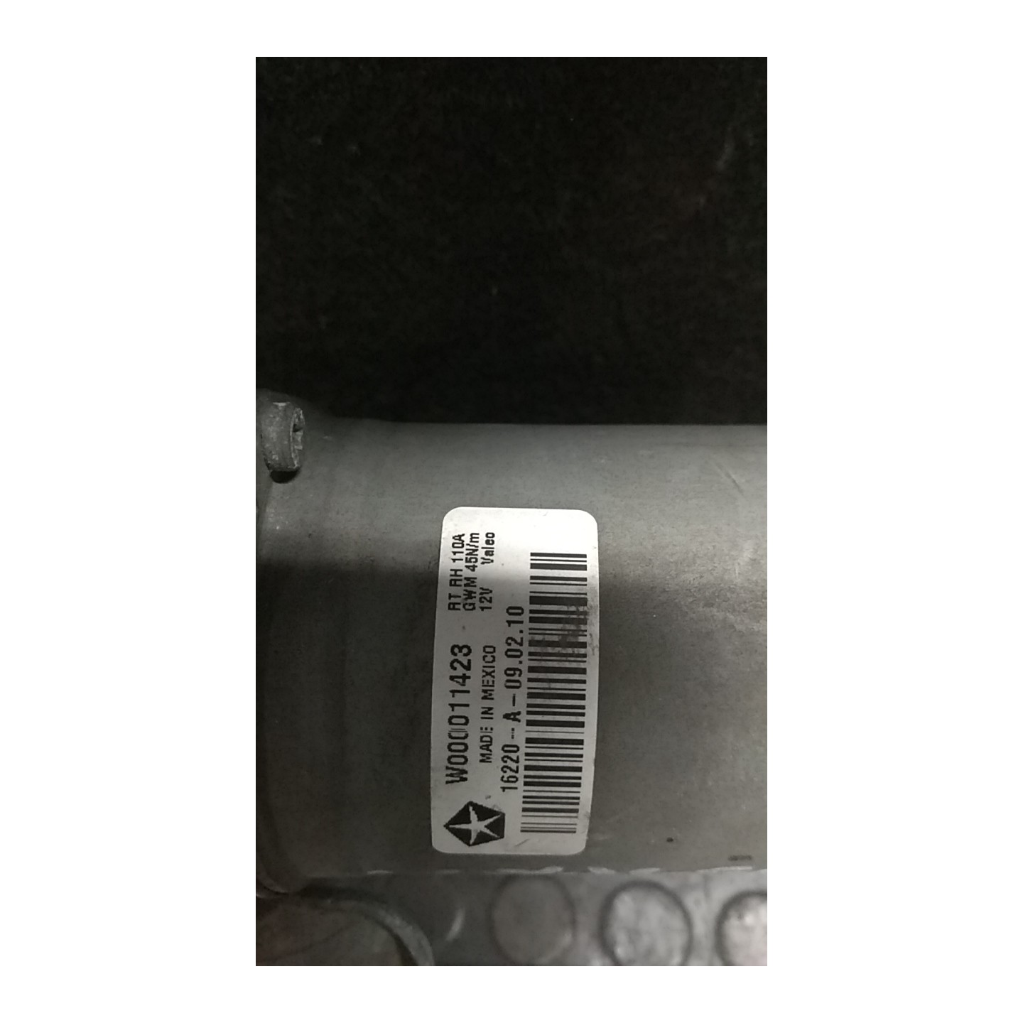 MECCANISMO TERGIPARABREZZA CON MOTORINO 052 CHRYSLER GRAND VOYAGER (03/08-) 5 K05113043AA