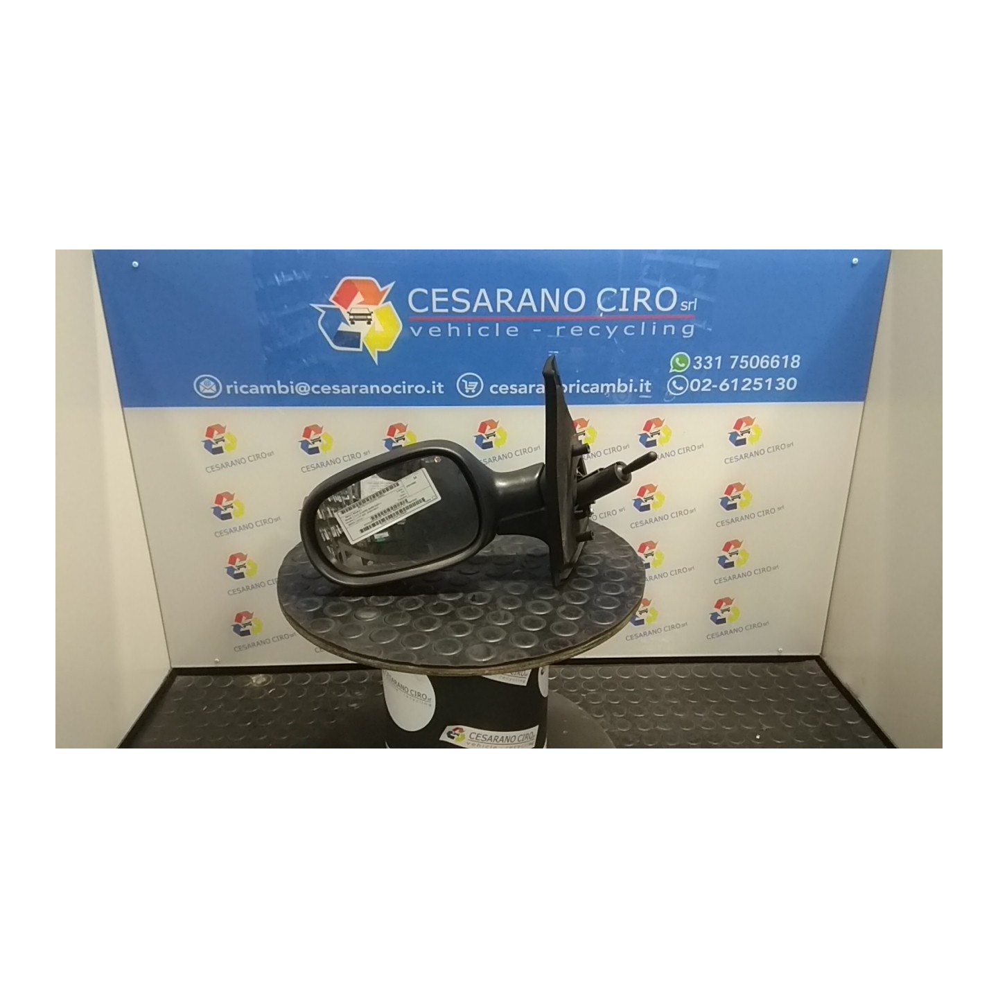 RETROVISORE EST. REGOLAZ. MANUALE SX. 042 RENAULT CLIO 2A SERIE (04/98-04/01) D7FD7 7700415325