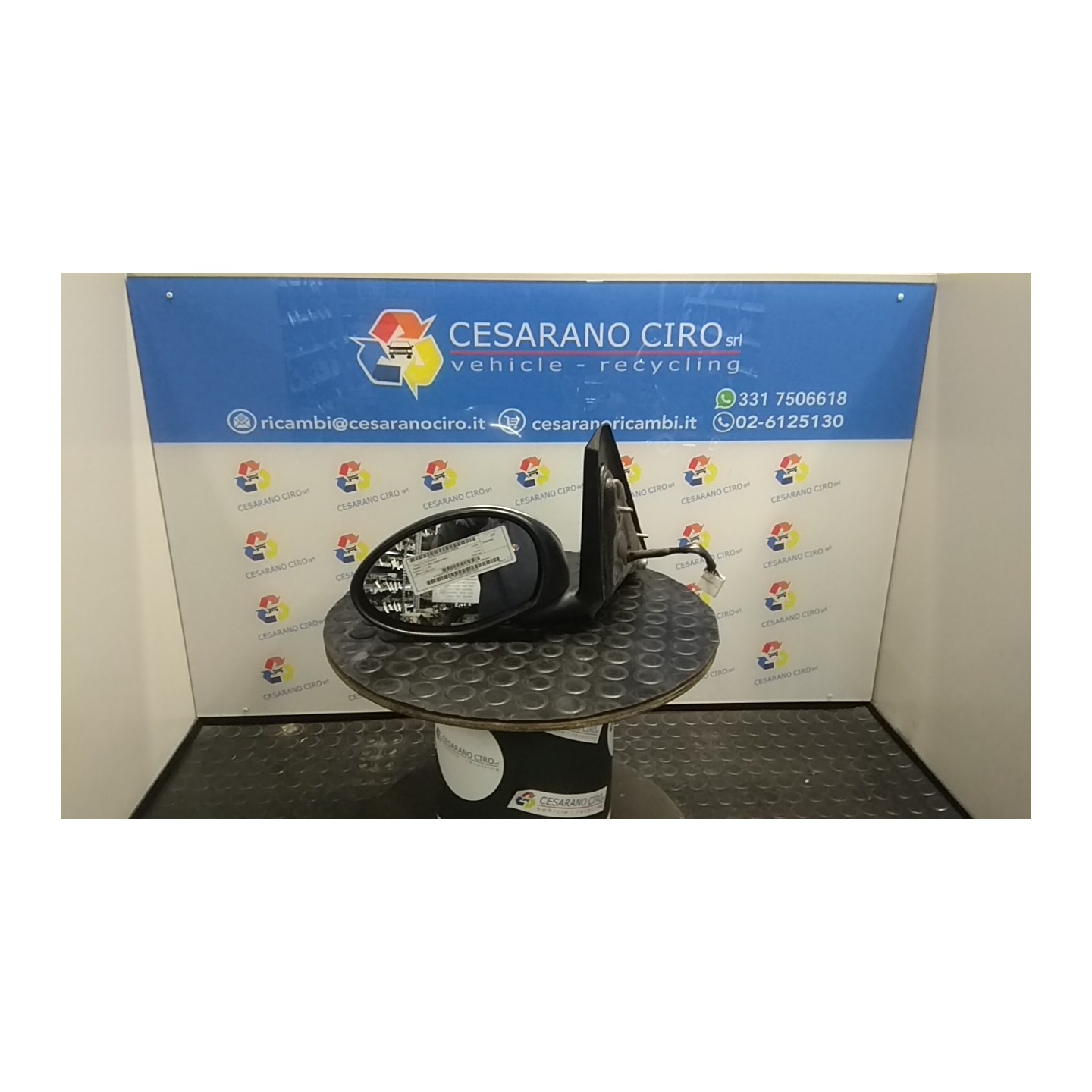 RETROVISORE EST. REGOLAZ. ELETTR. SX. 056 ALFA ROMEO 147 (W8) (08/00-01/06) AR37203 156079413
