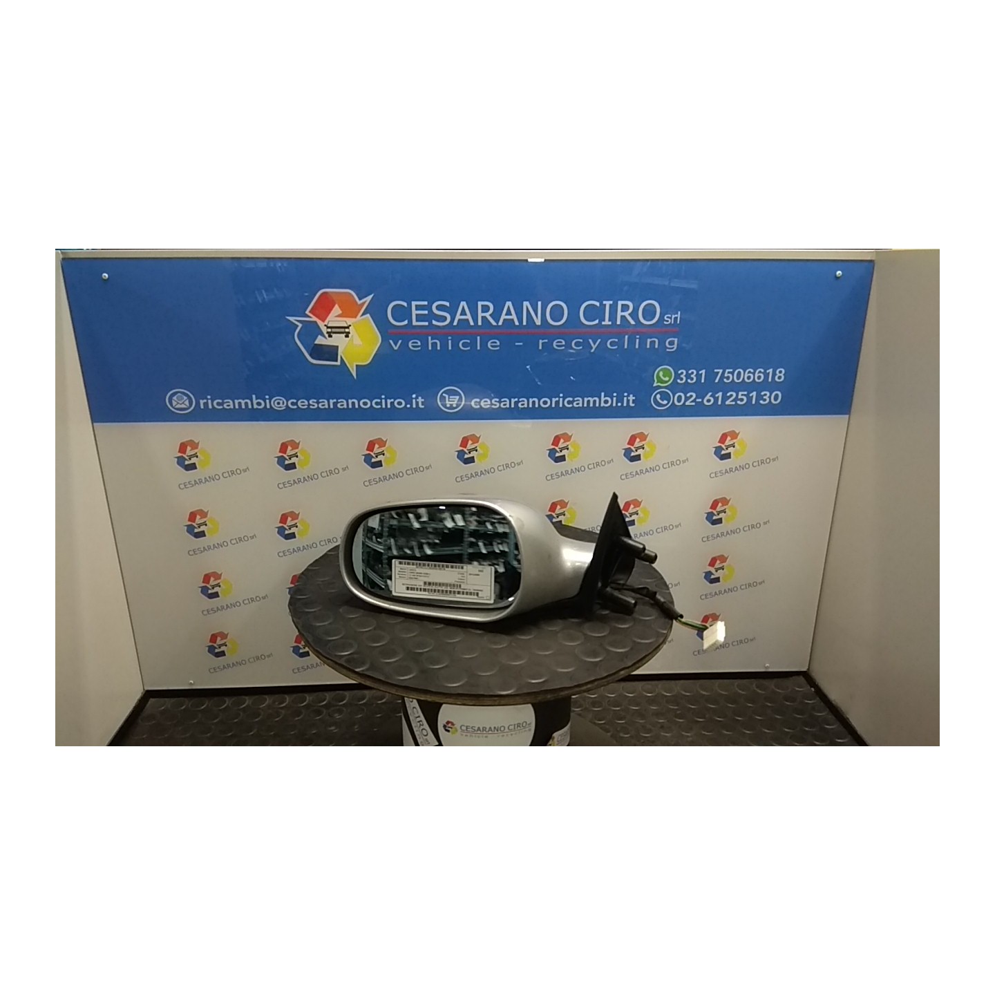 RETROVISORE EST. REGOLAZ. ELETTR. ASS. MEMORY,PRIMER SX. 135 LANCIA LYBRA (05/99-10/06) 839A7000 735266992